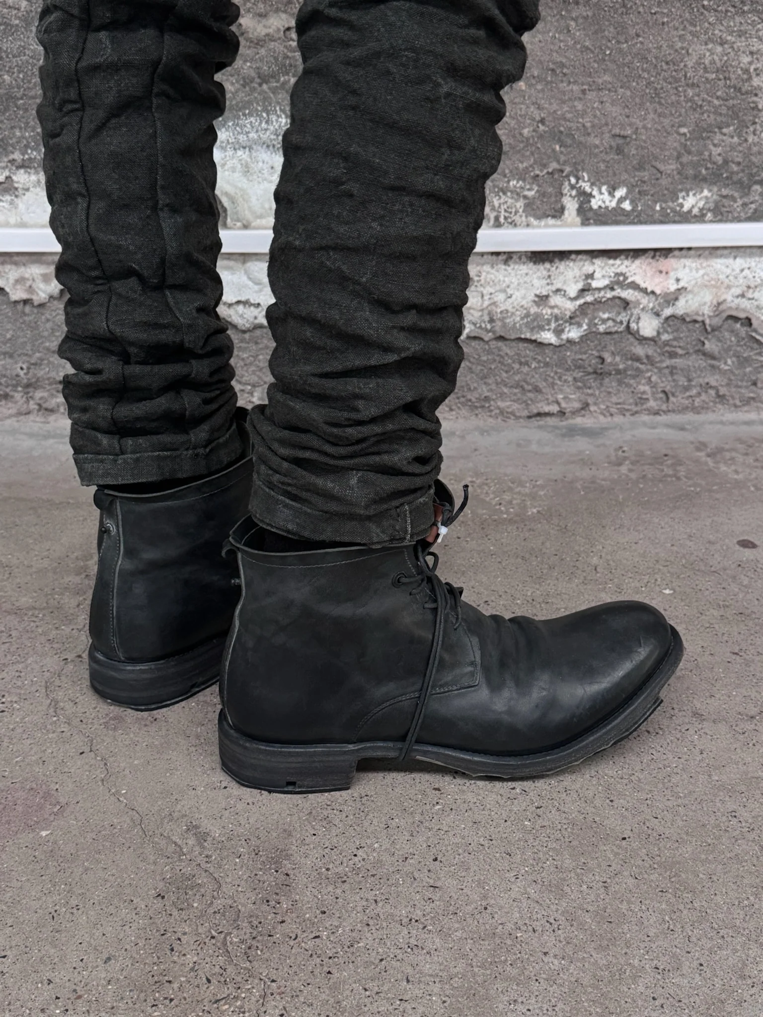 LAYER-0 Horsehide Shoes, Italy, LO-S25-1-23-black - Image 8