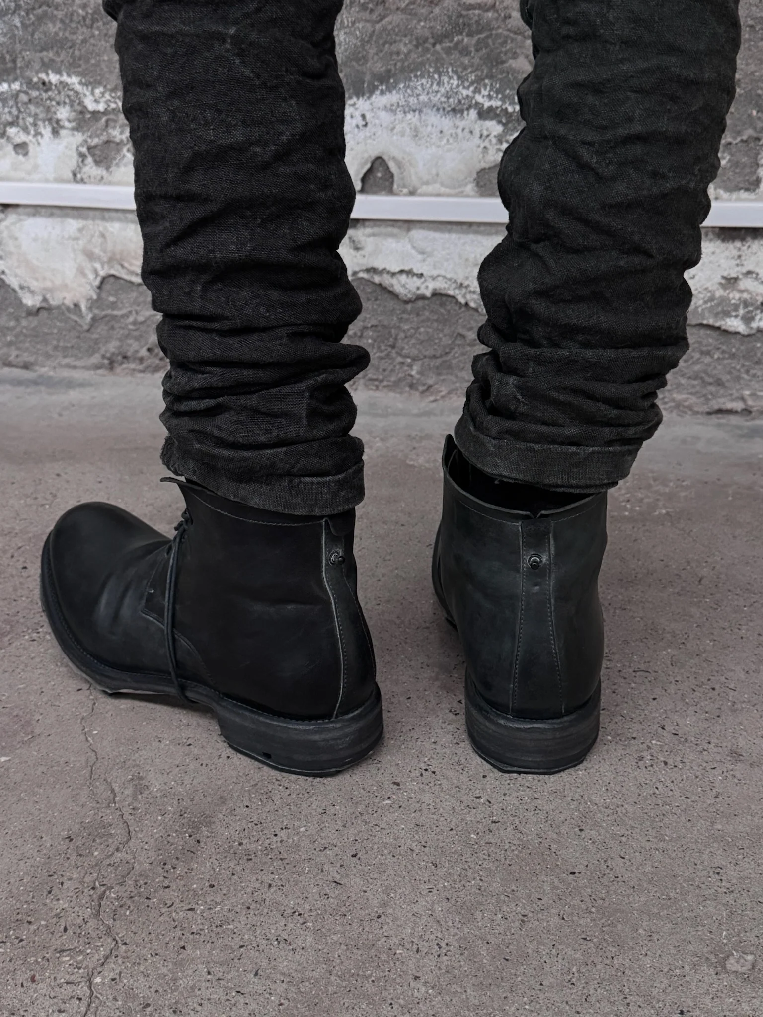 LAYER-0 Horsehide Shoes, Italy, LO-S25-1-23-black - Image 9