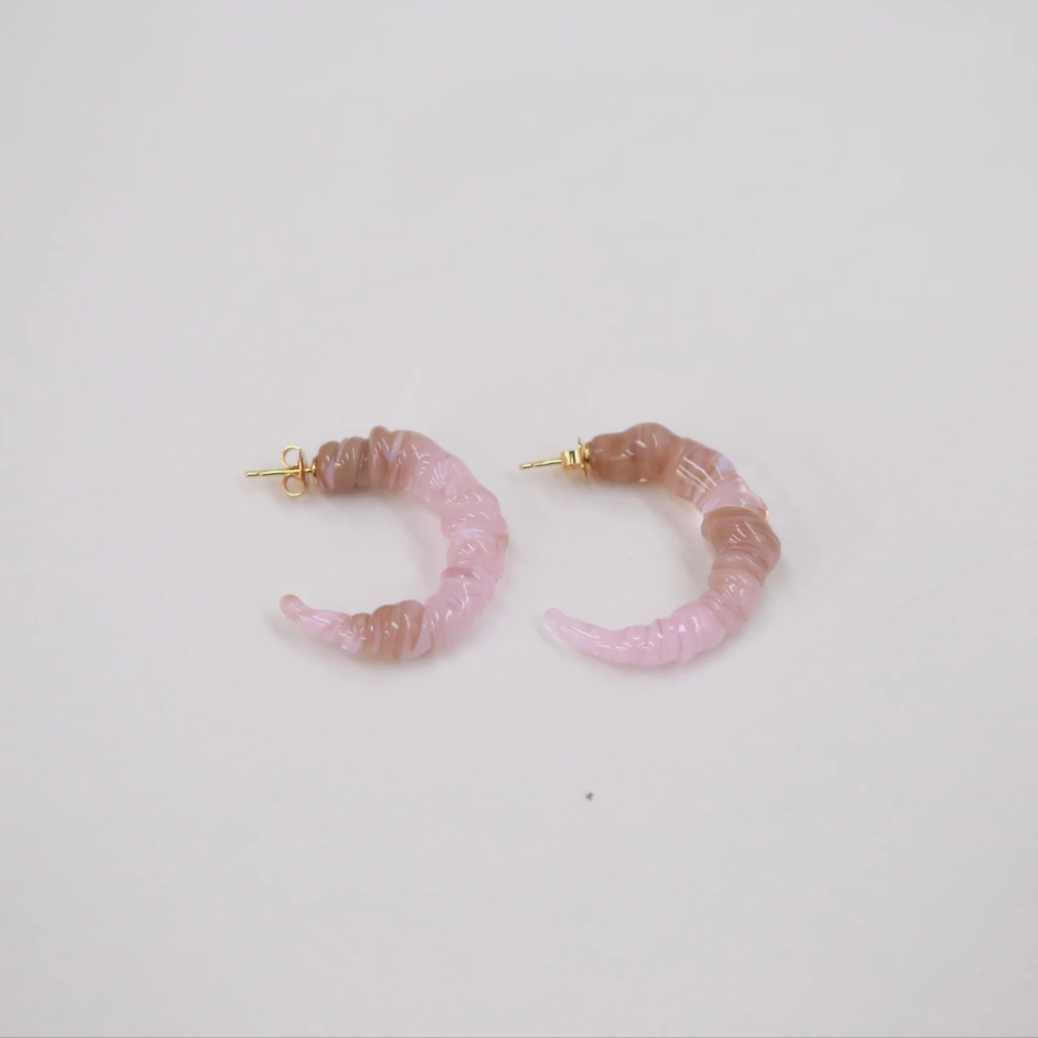 LEVENS 25 Spring/Summer Earrings LVS-SS2513GINH-PNK-FEN Pink - Image 4
