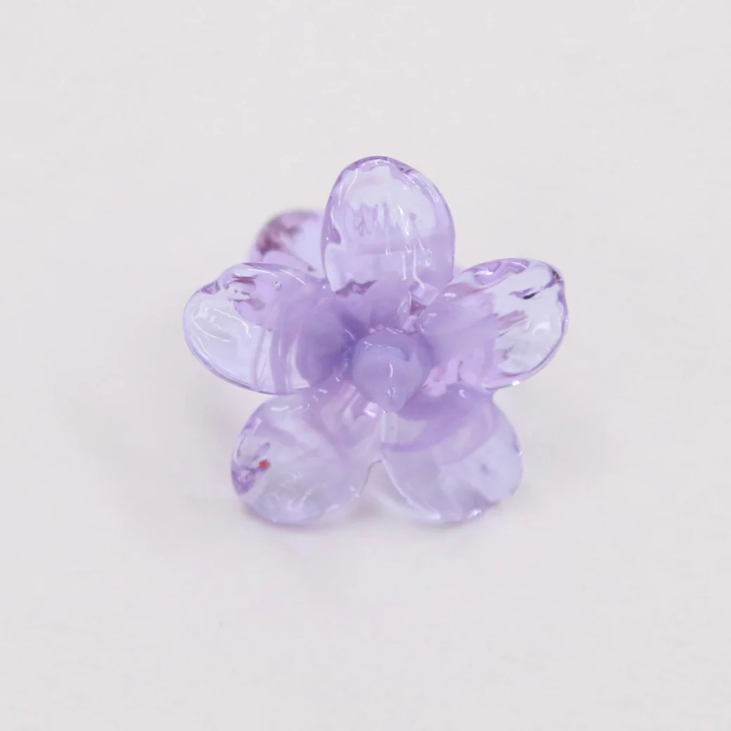 LEVENS 25 Spring/Summer Hibiscus Ring LVS-SS2503HIBR-LIL-LILAC Purple
