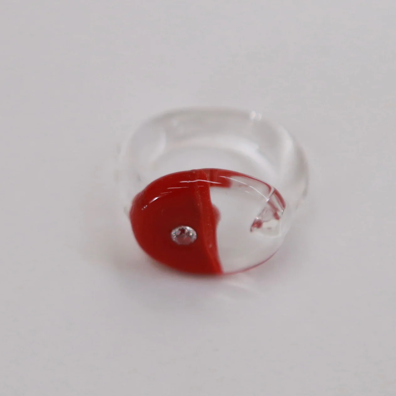 LEVENS 25 Spring/Summer Magic Stone Ring LVS-SS2515MAGICSTRI-RD-HONG Red - Image 2