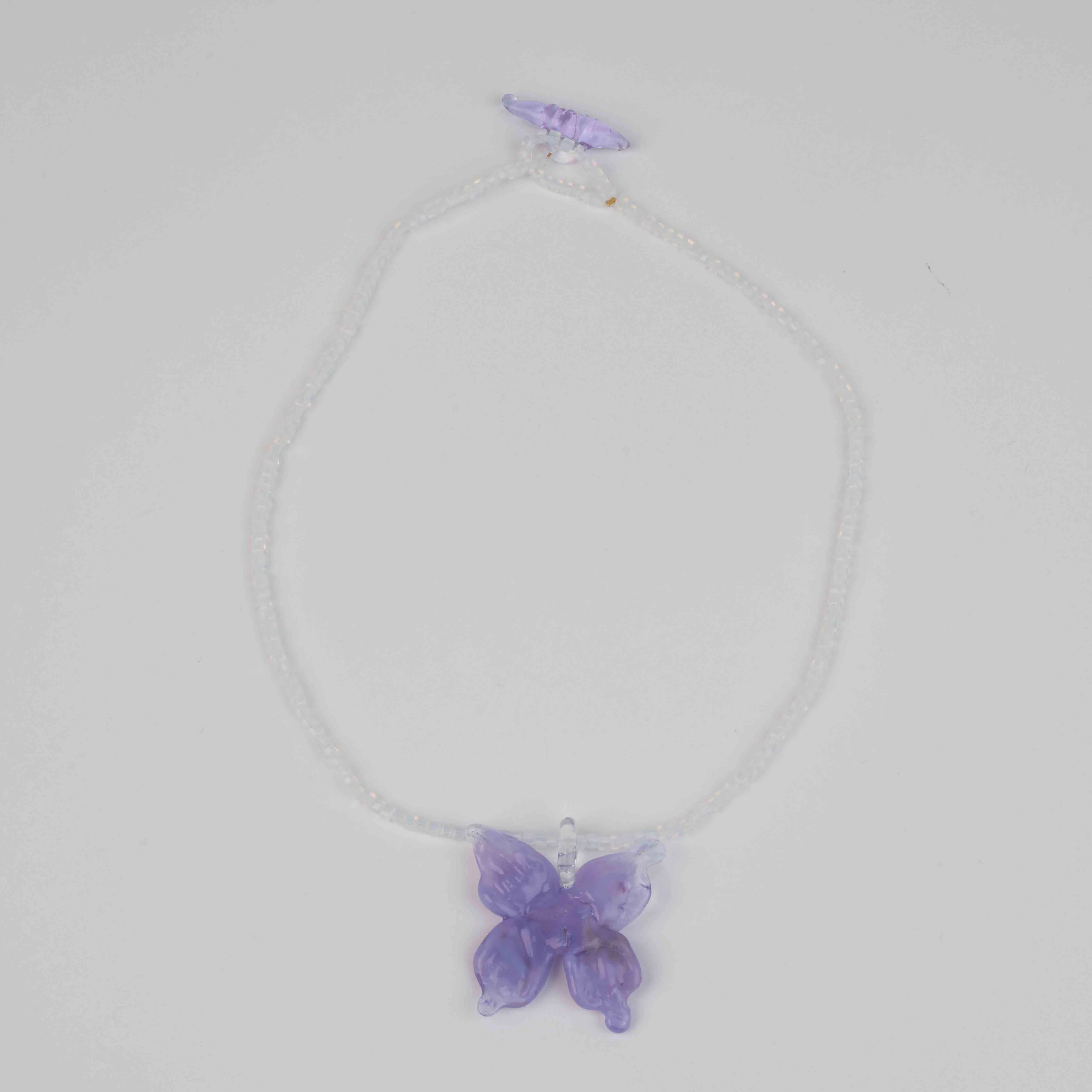 LEVENS 25 Spring/Summer Mariposa Necklace LVS-SS2510MARIPN-LIL-LILAC Purple - Image 4
