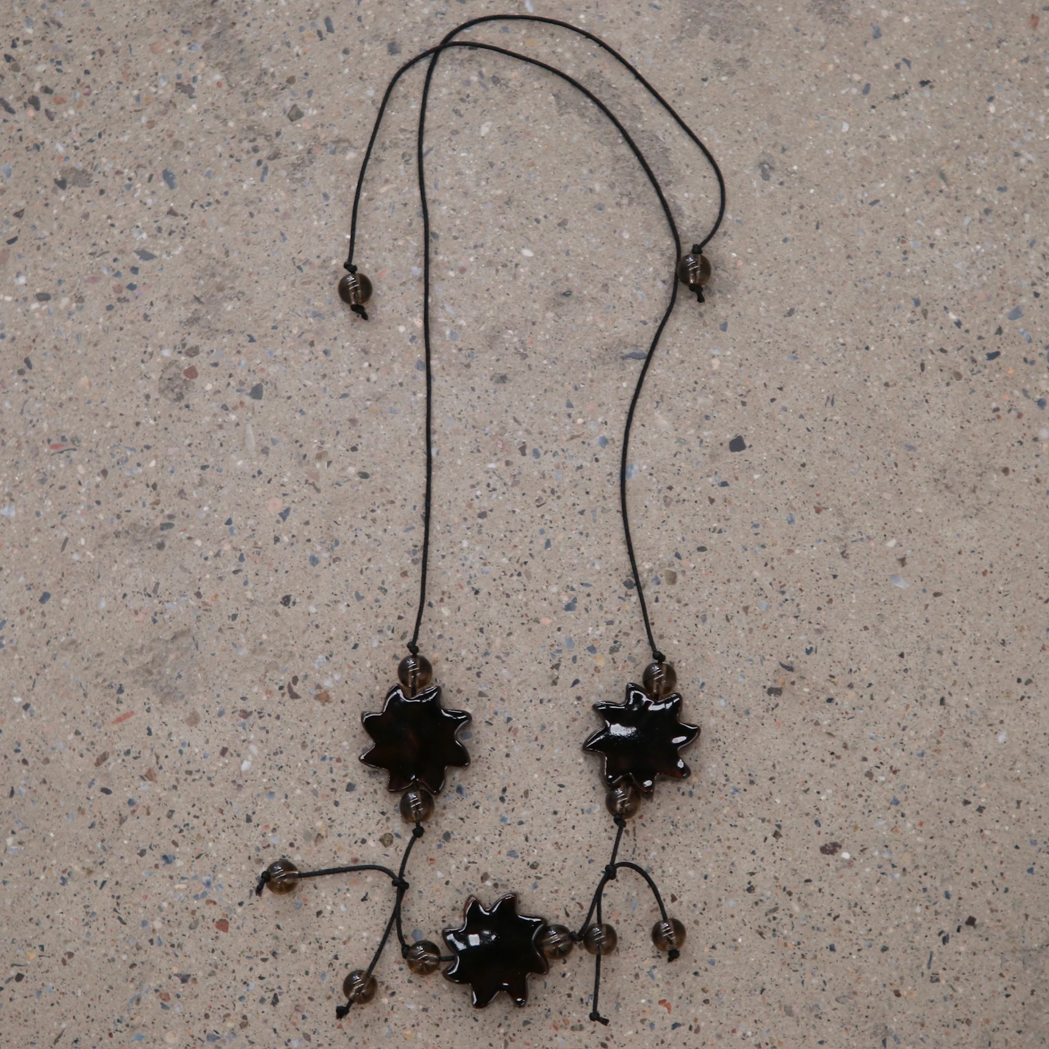 LEVENS 25 Spring/Summer Necklace LVS-SS2546SUNNECK-BLK-HEI Black - Image 2