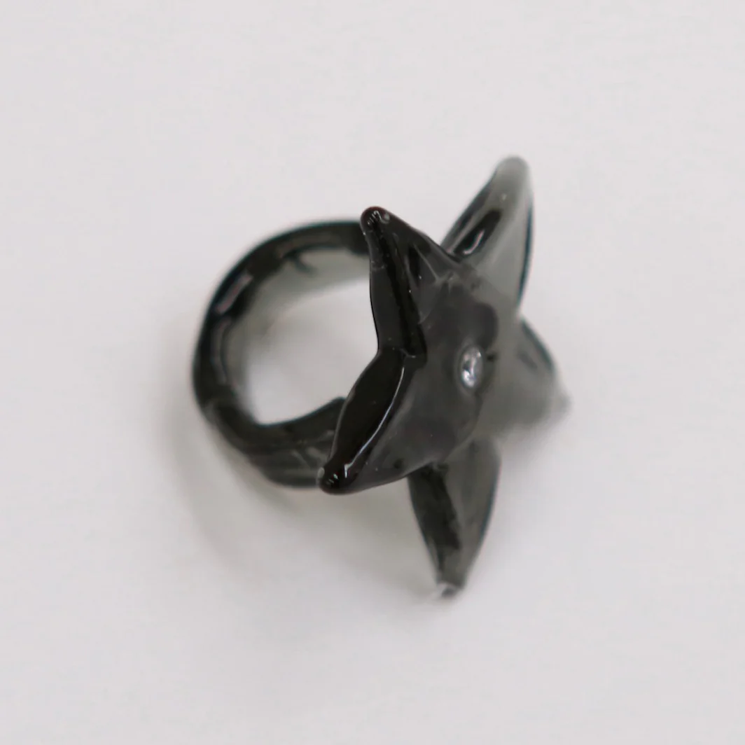 LEVENS 25 Spring/Summer Star Ring LVS-SS2526STRRNG-BLK-HEI Black - Image 2