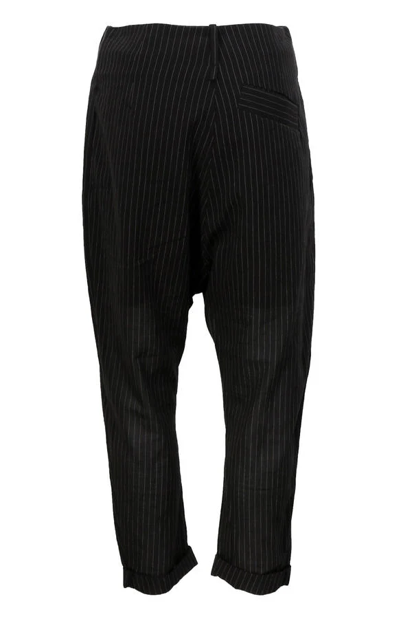 Lost and Found Ria Dunn (striped low crotch pants) STRIPED CREPE COTTON 513 UNI - Image 11