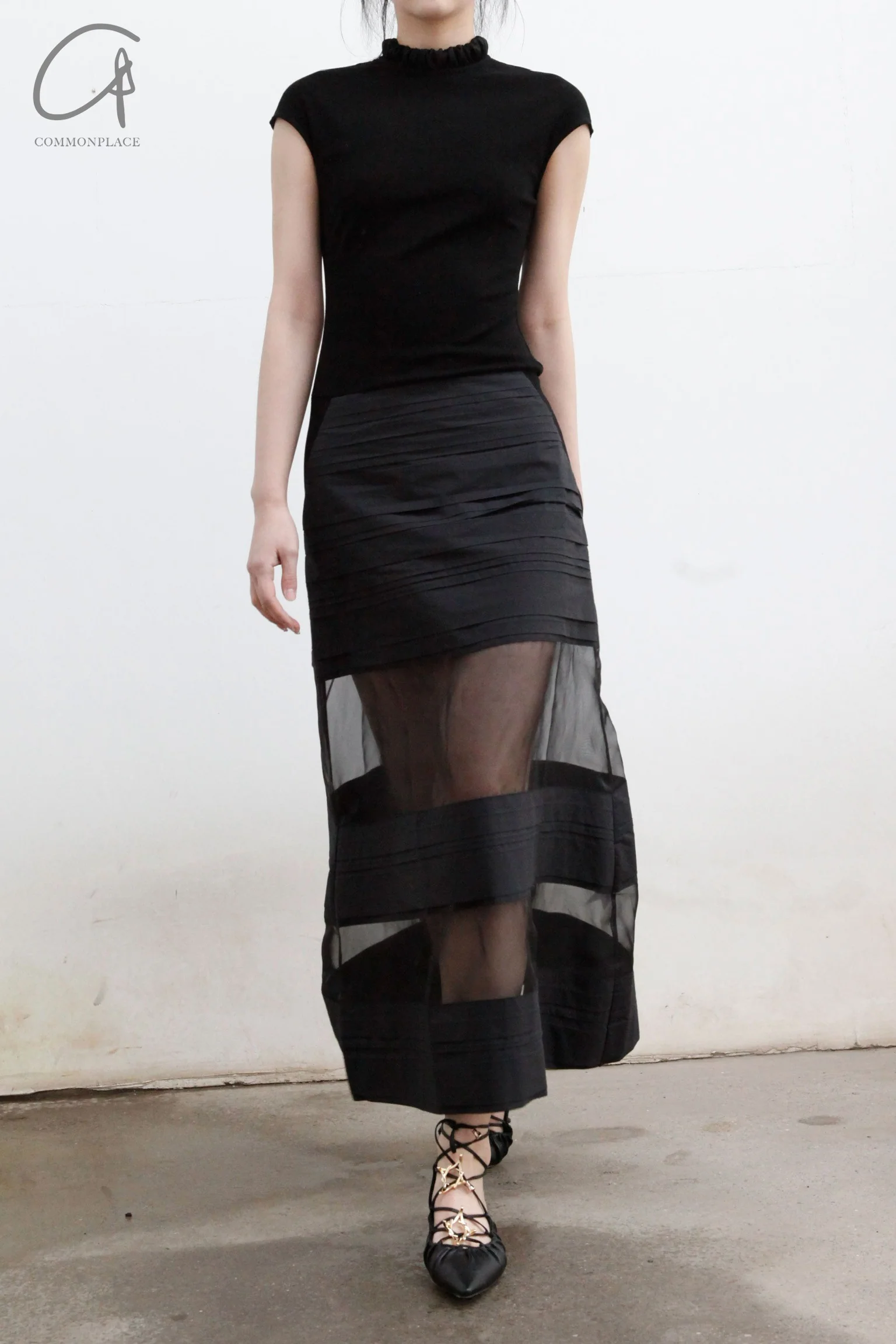 Louis Shengtao Chen Black Stretch Knit Dress 2251114 - Image 4