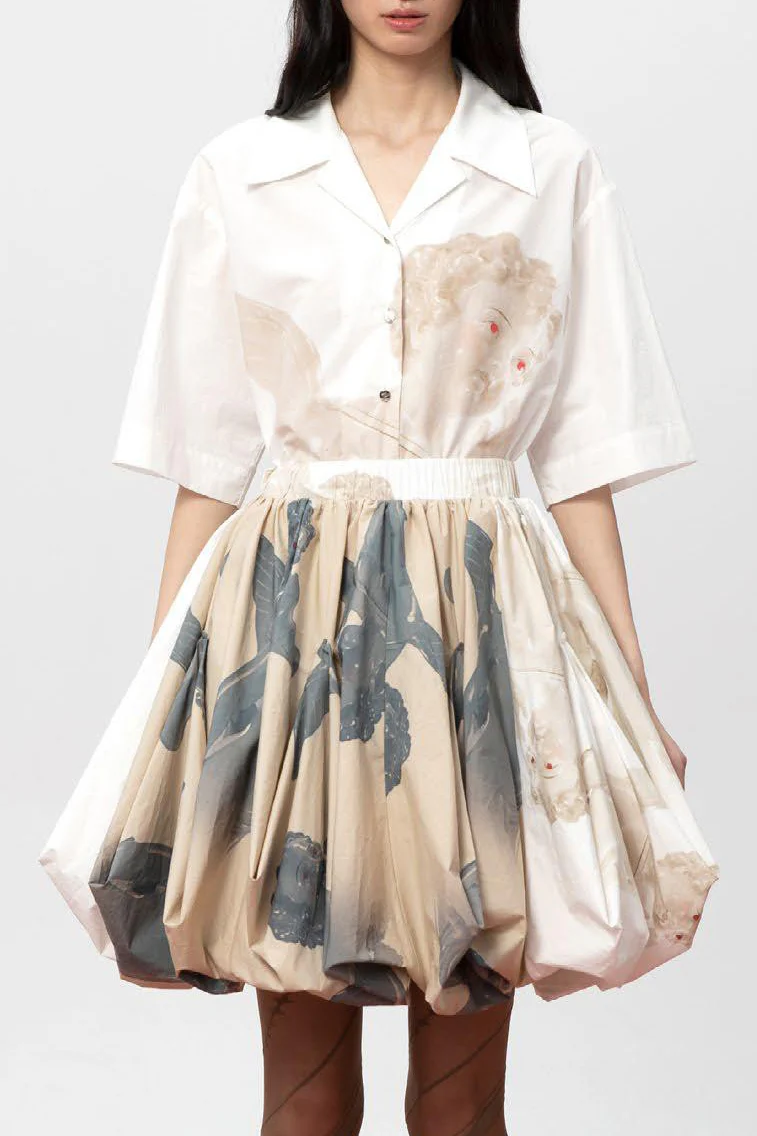 Louis Shengtao Chen Cupid White Short Sleeve Shirt 2251160 - Image 2
