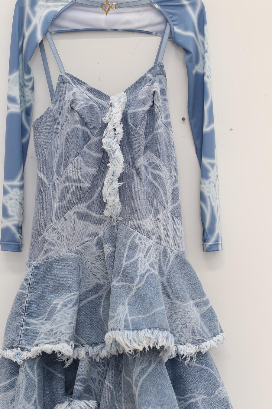 Louis Shengtao Chen Denim Two-Piece Dress - Image 2