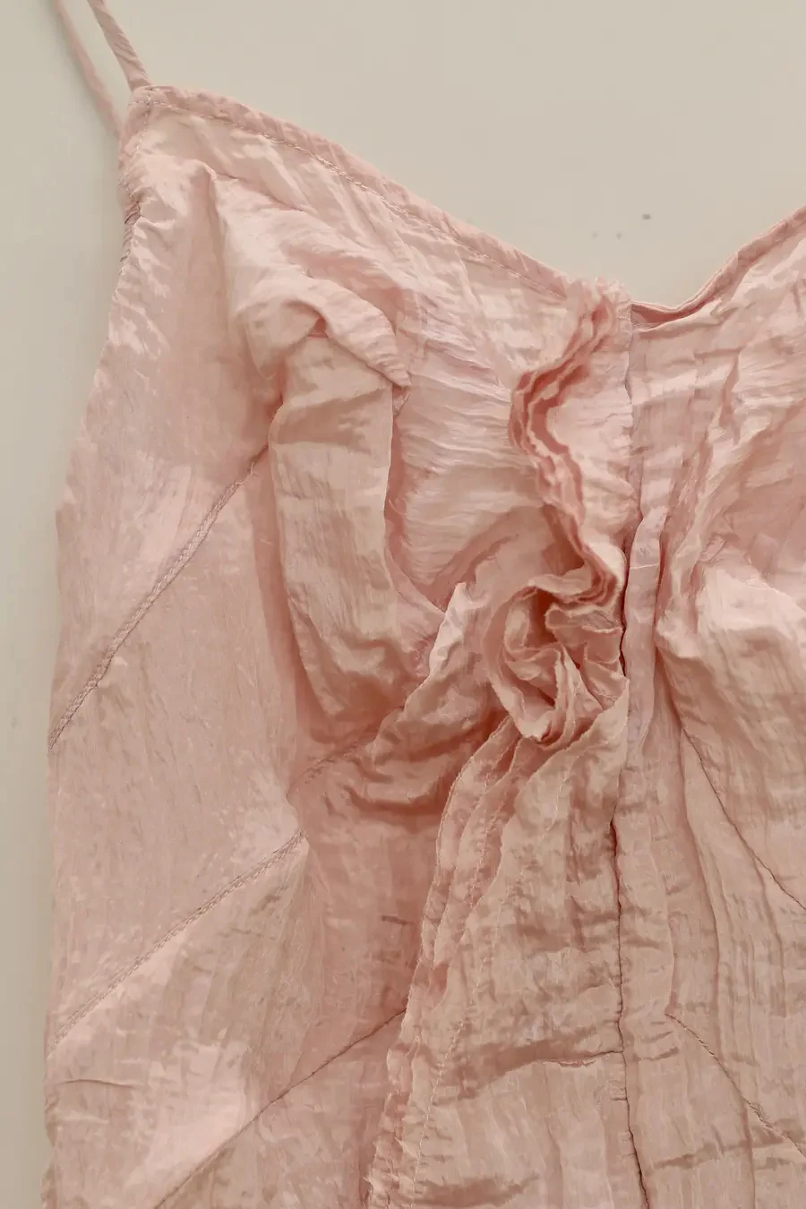 Louis Shengtao Chen Pink Flower Sling Top 22SS 2251148 PLSC14 - Image 6