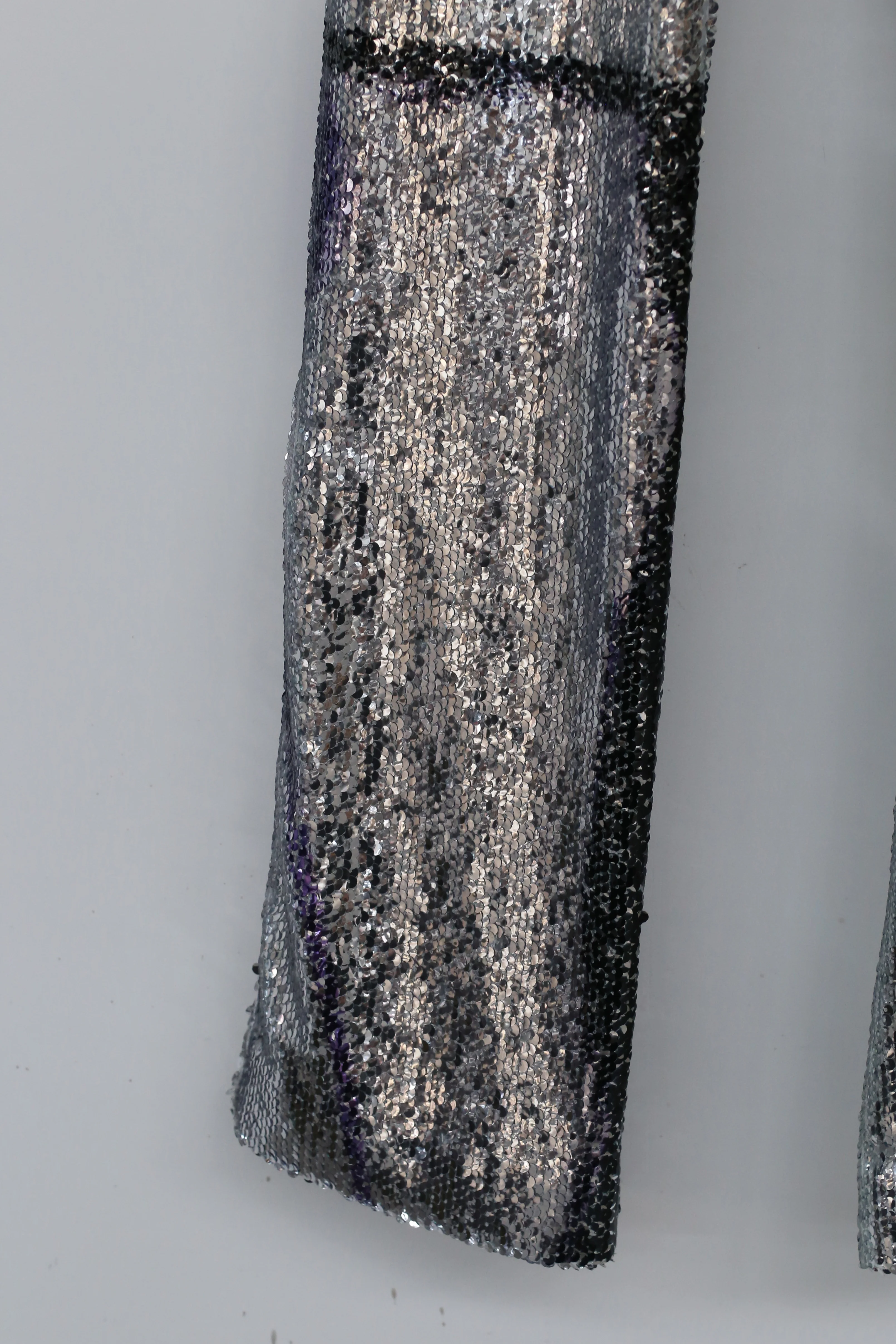 Louis Shengtao Chen sequin print cargo trousers 2250129 - Image 6