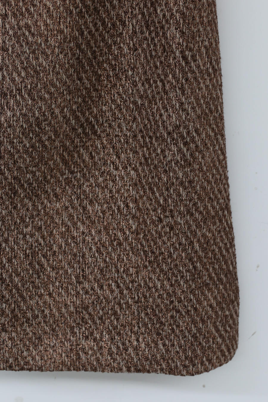 Louis Shengtao Chen shiny woolen tube top dress 2250136 brown - Image 14