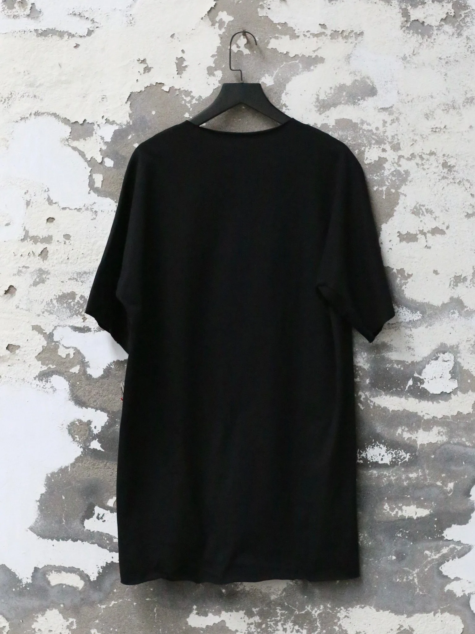 m.a+ 25 Fall/Winter Loose Fit Short-Sleeve T-Shirt MA-T211CG JM11-BLACK - Image 5