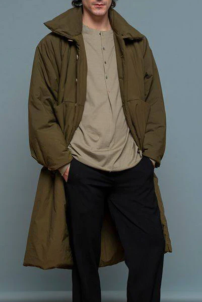 m.a+ 25 Fall/Winter Thick Oversized Coat MA-C521/I PCP/IMB-WOODBINE - Image 2