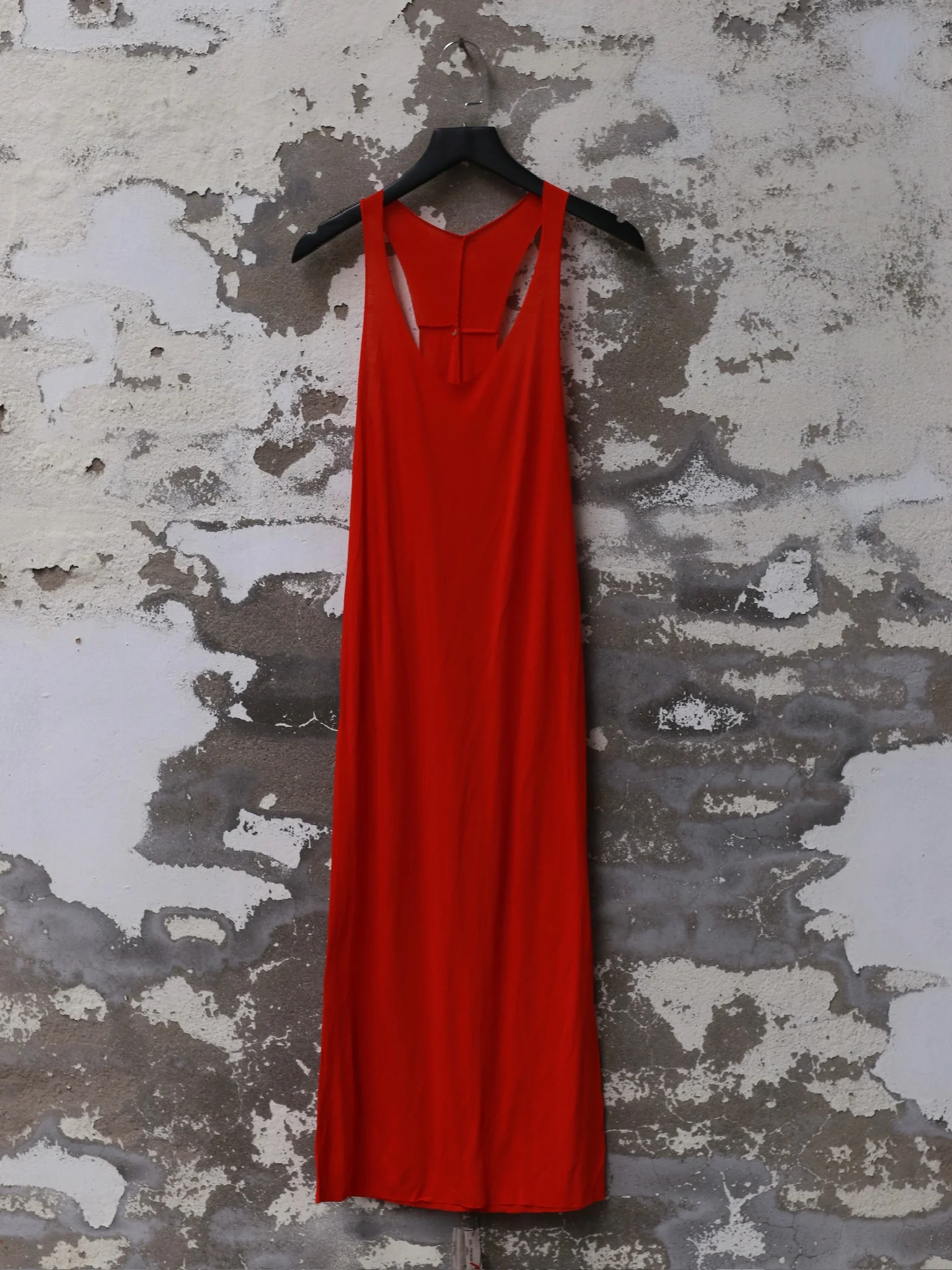 m.a+ 25 Spring/Summer One-piece Maxi T-shirt Dress MA-TW121AL JMRO-CORAL RED - Image 5