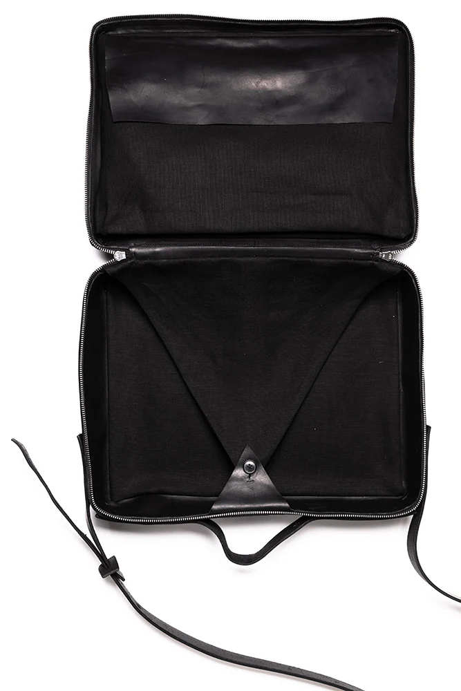 m.a+ 25CM zipper briefcase BC101-VA1.5 black - Image 5