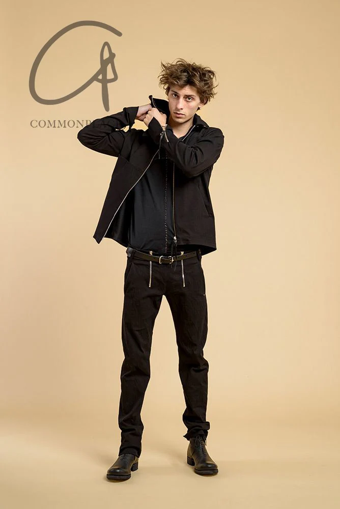 M.A+ 4-pocket detachable hood motorcycle jacket MA-J214DZHZ CCE-HEI Black - Image 10