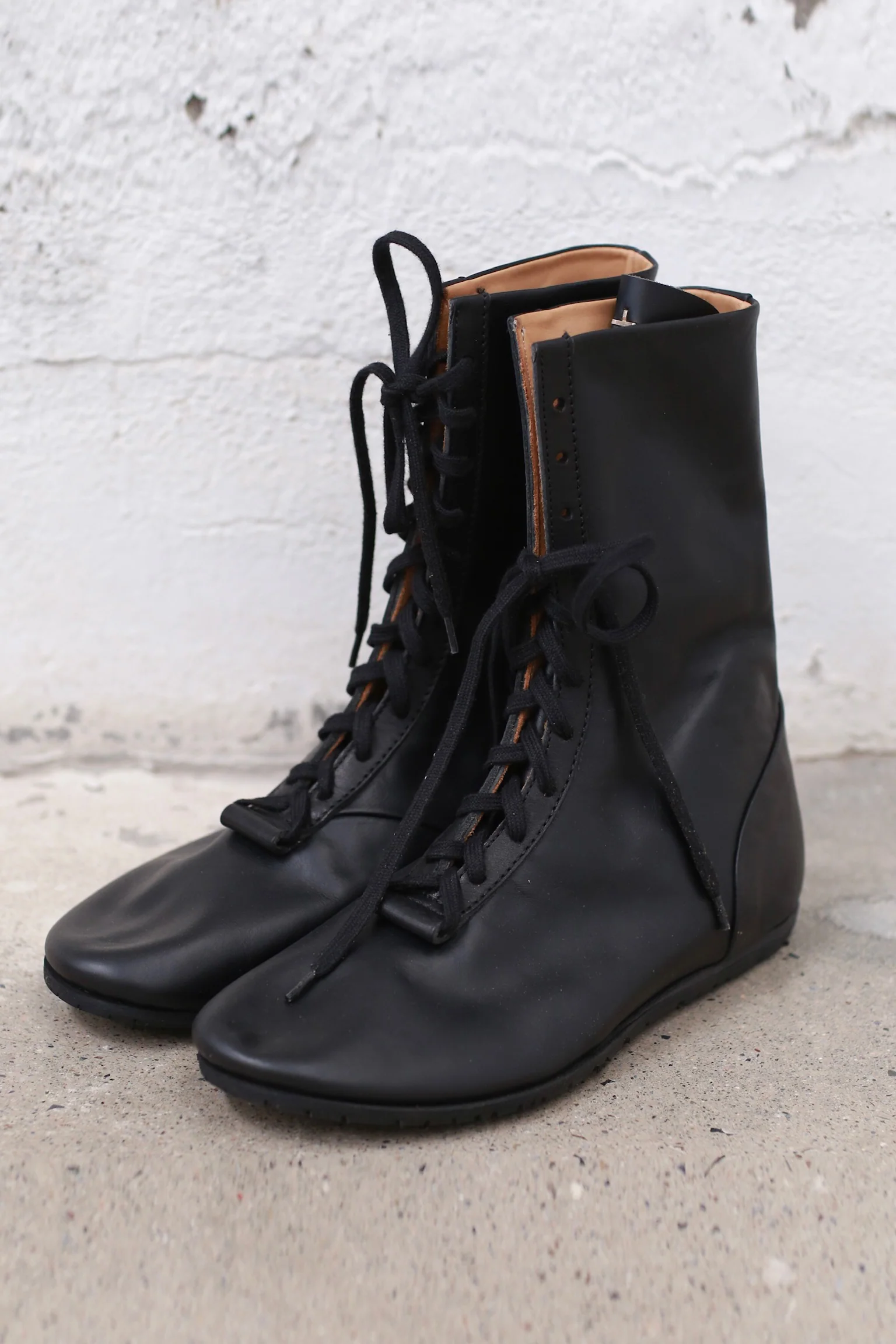 m.a+ boxer sneakers cowhide Italy craftsman handmade MA-SW59P3-R VIB1,0-HEI black