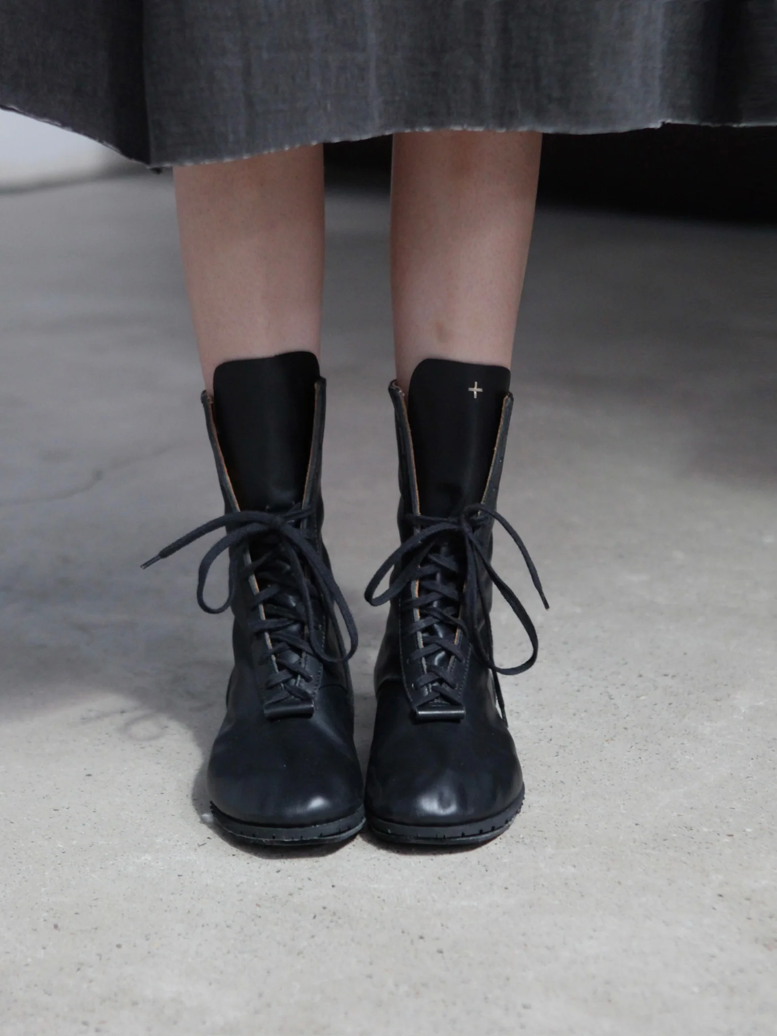 m.a+ boxer sneakers cowhide Italy craftsman handmade MA-SW59P3-R VIB1,0-HEI black - Image 5