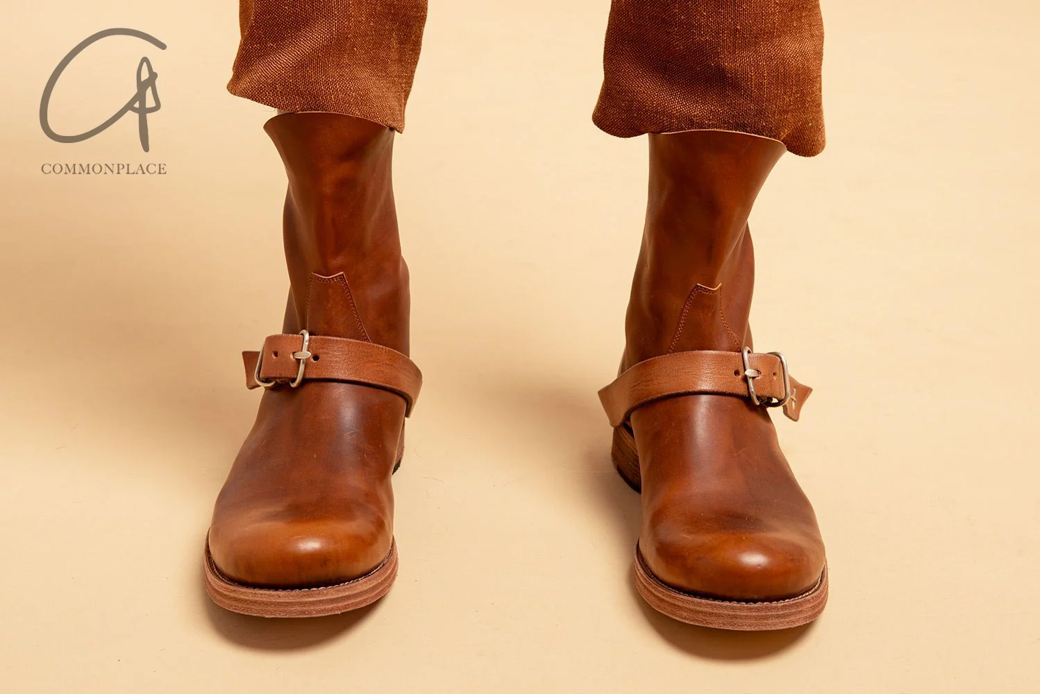 m.a+ buckle back zipper mid-calf boots Italy craftsman MA-S1C2Z CUF1,5-RUST - Image 6