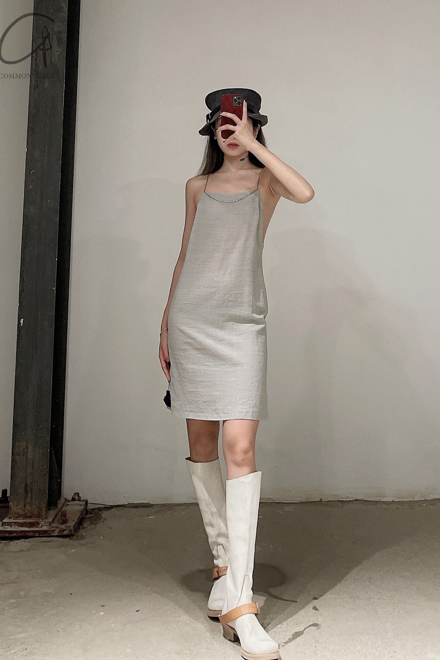m.a+ Handmade Hat Collection Italy Deconstructed MA-AW401-TANHEI Carbon Black AW401/E-CMESH PM1000 - Image 11