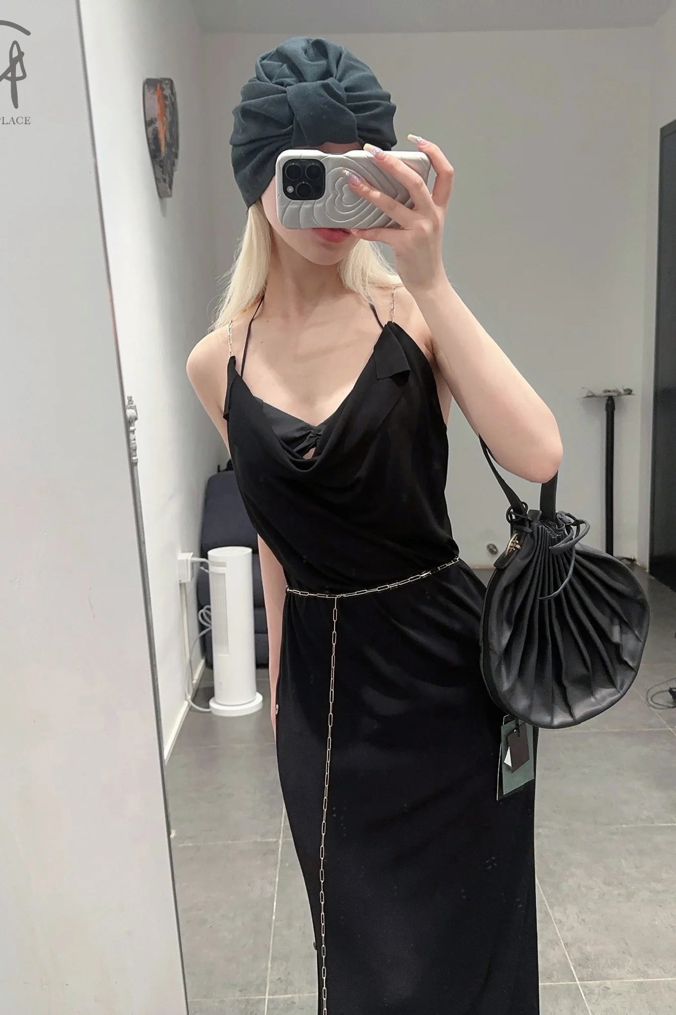 M.A+ double -chain black dress D2L/CC4 JVL - Image 29