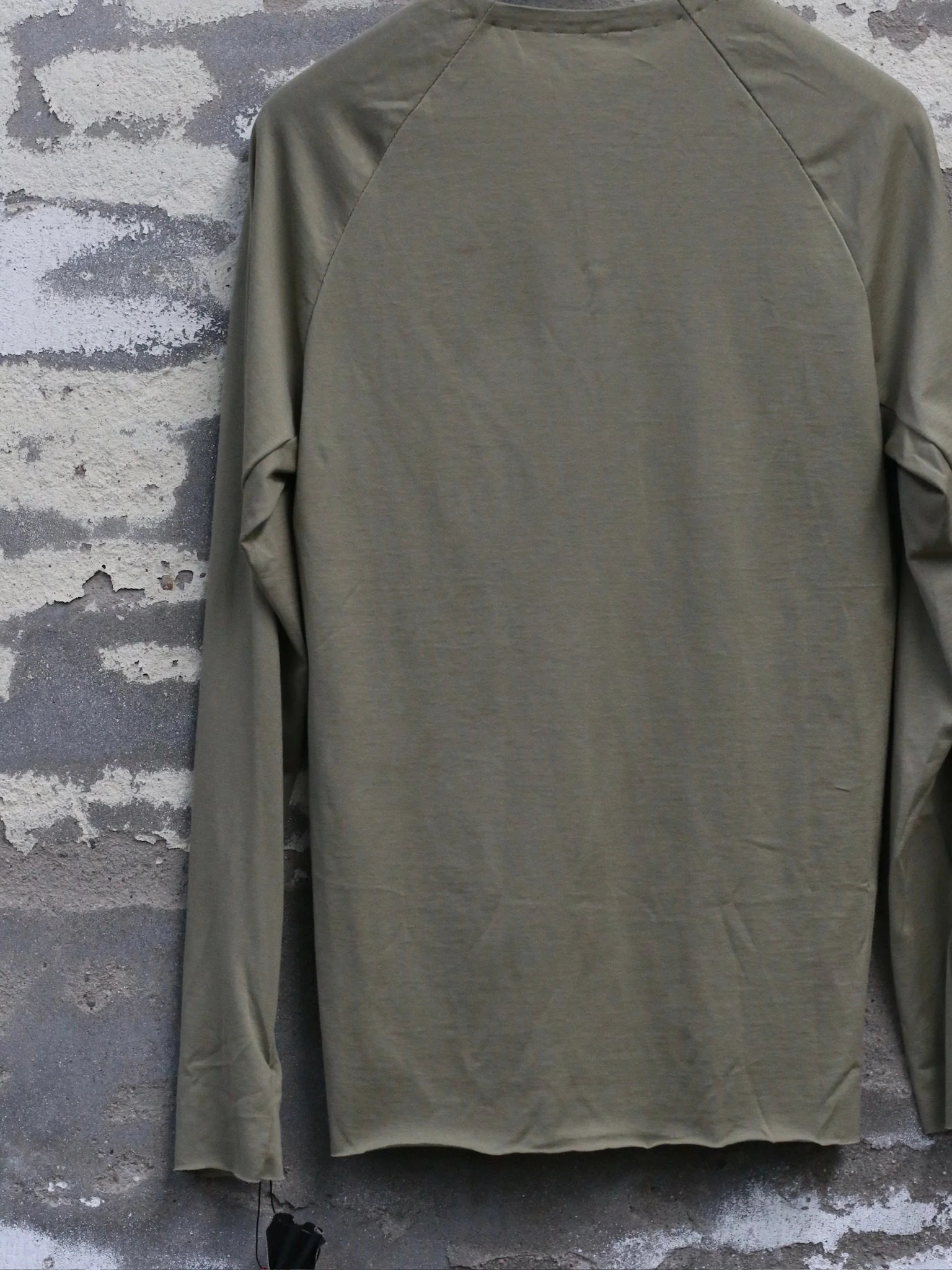 m.a+ Fall/Winter 2025 Henley-style Lagrange Long-Sleeve Medium Fit T-Shirt, Italian Craftsman MA-T261D JCL10-STONE (T260D JMKL) - Image 5