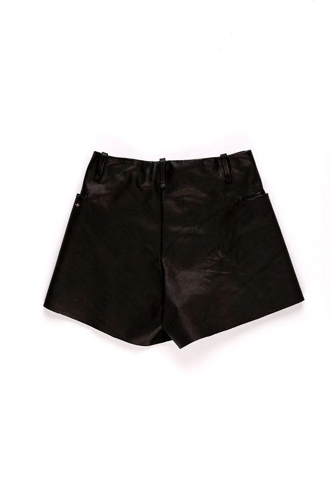 m.a+ Fall/Winter 2025 Loose-fitting Shorts with Side Pockets MA-PW312CC SY1,0-BLACK - Image 6