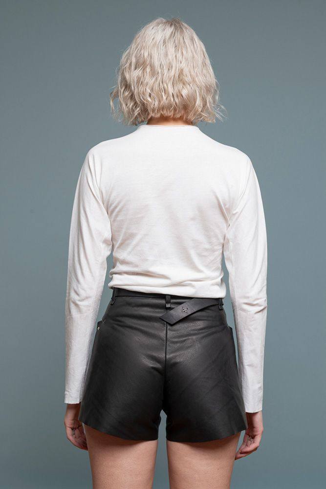 m.a+ Fall/Winter 2025 Loose-fitting Shorts with Side Pockets MA-PW312CC SY1,0-BLACK - Image 9