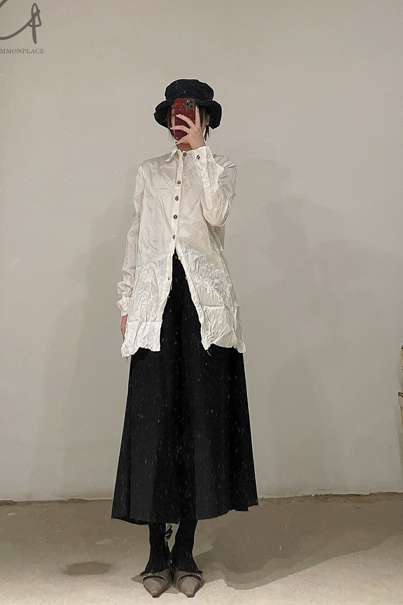 m.a+ Flowy Oversized PW480-CMB Black - Image 5