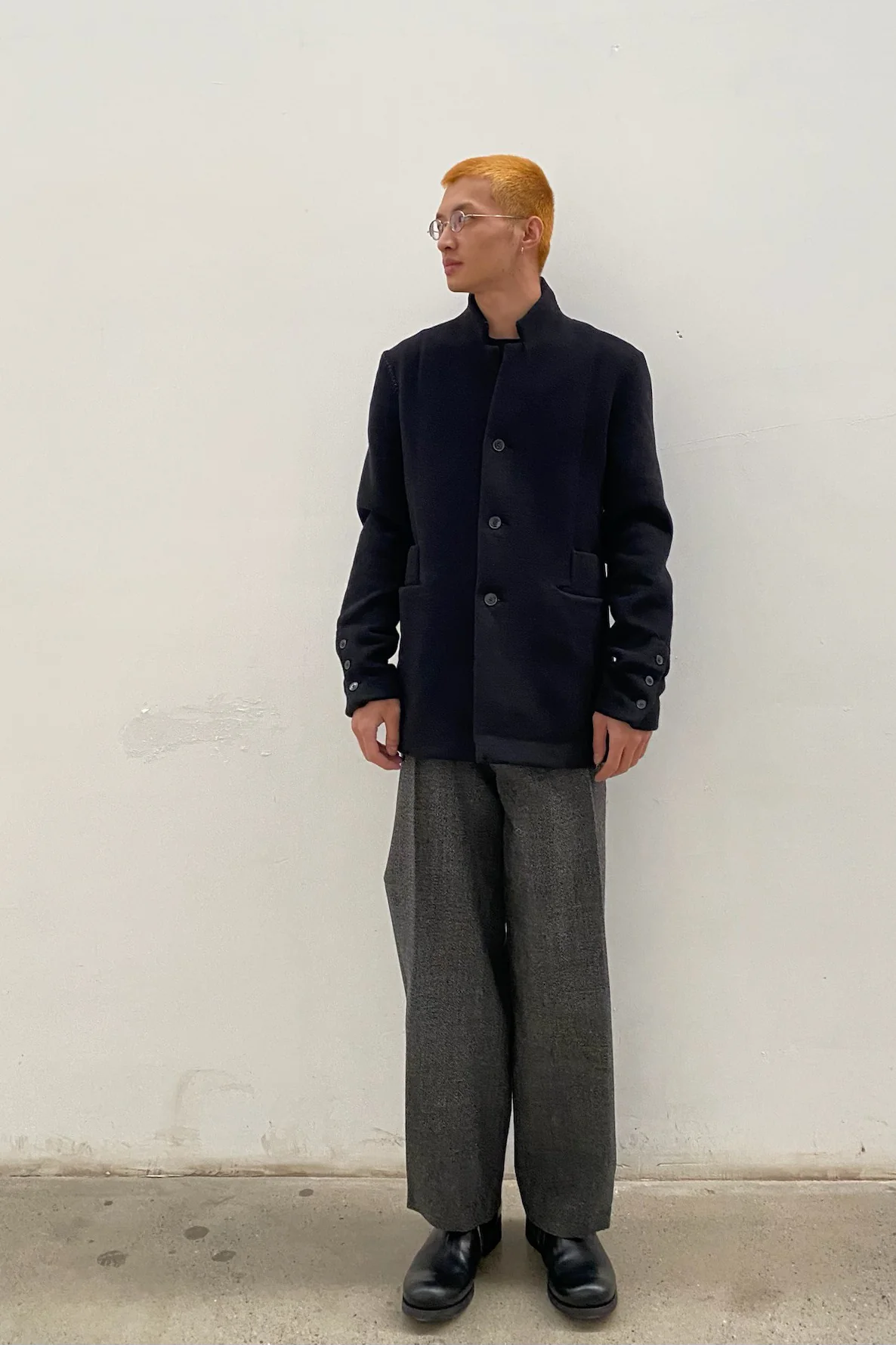 M.A+ front pleated wide version pants P520 WVM - Image 16