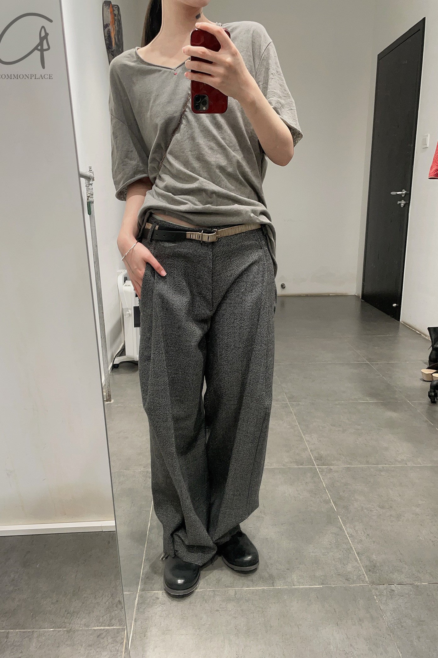M.A+ front pleated wide version pants P520 WVM - Image 26