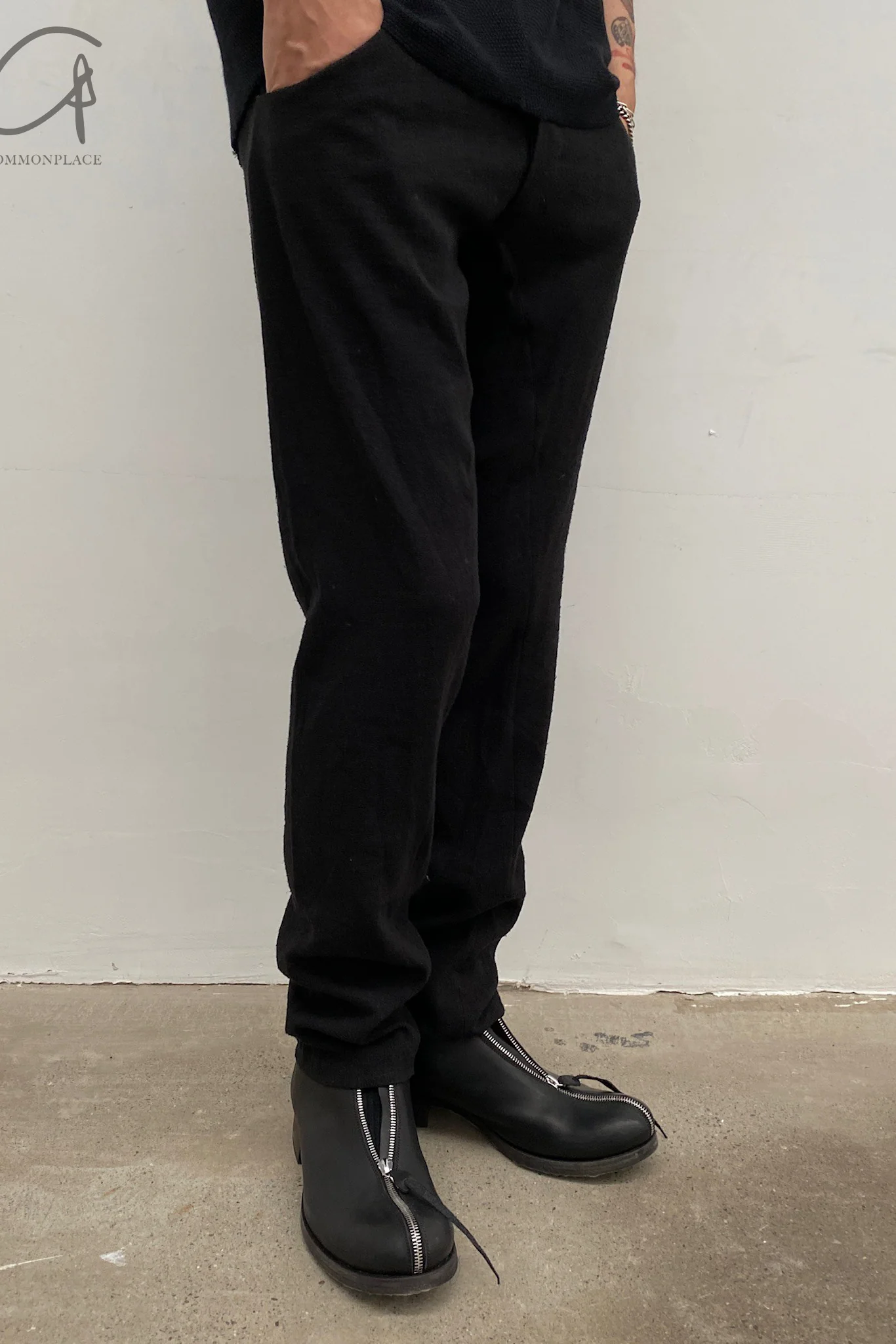 m.a+ Front Zip Bootie S1Z1 VA 1.5 Black - Image 5