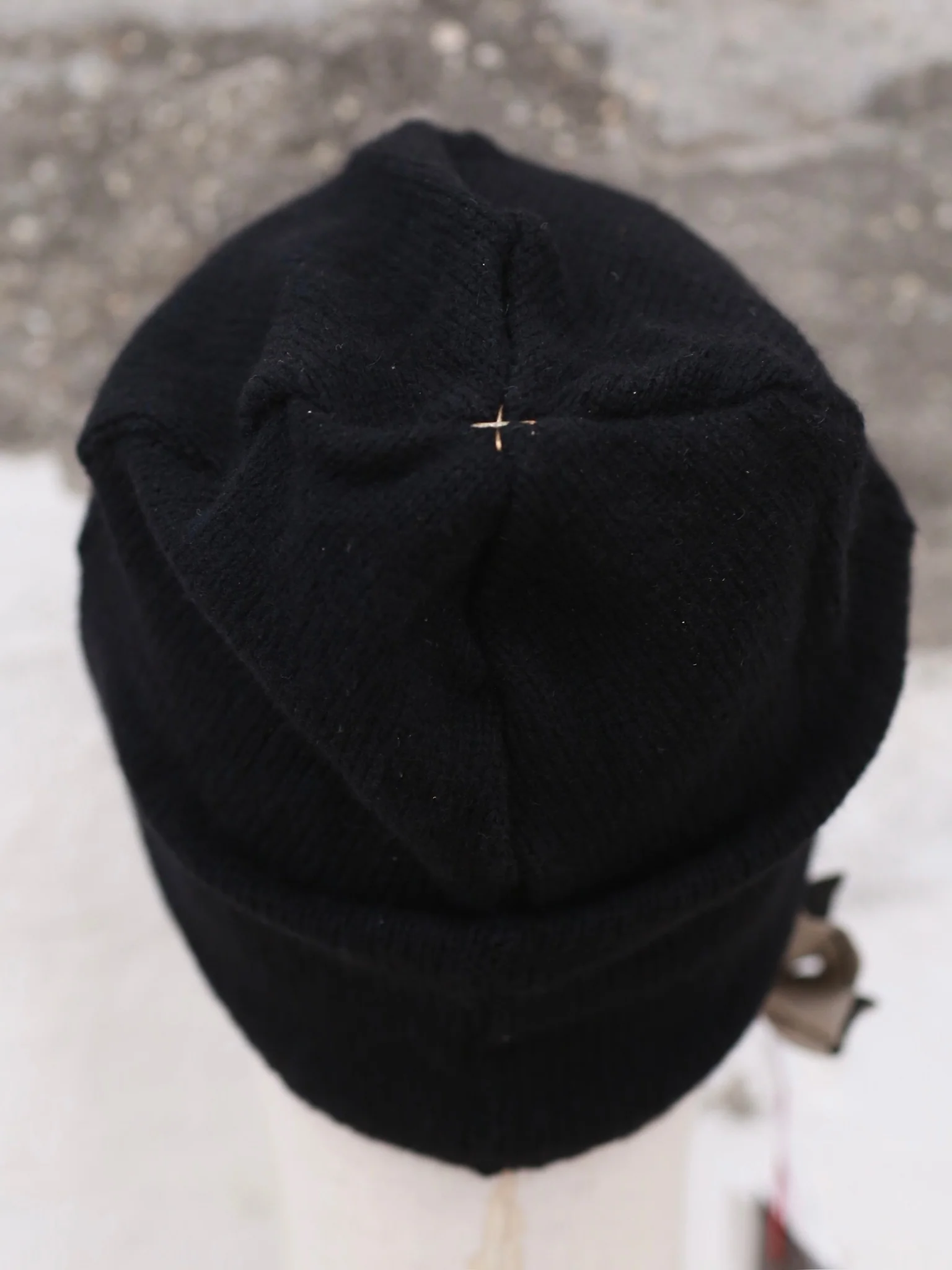 m.a+ Soft Knitted Beanie, Italy, MA-NAW120 NWKM-HEI, Black - Image 4
