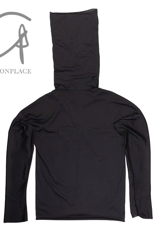 M.A+ integrated mask collar T -shirt T211dno+ JCL10 black - Image 14