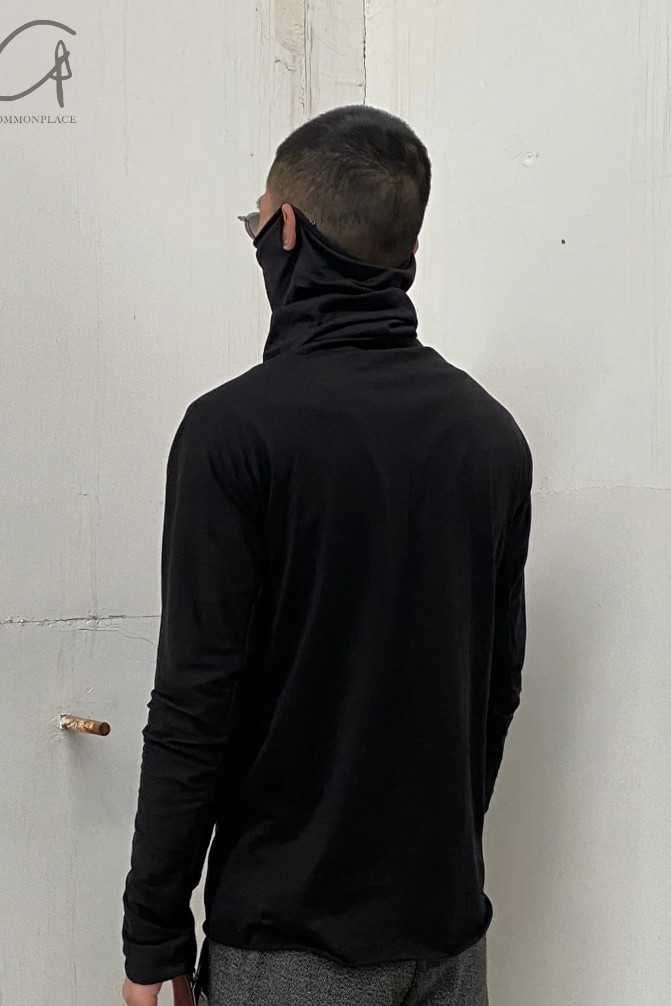 M.A+ integrated mask collar T -shirt T211dno+ JCL10 black - Image 22