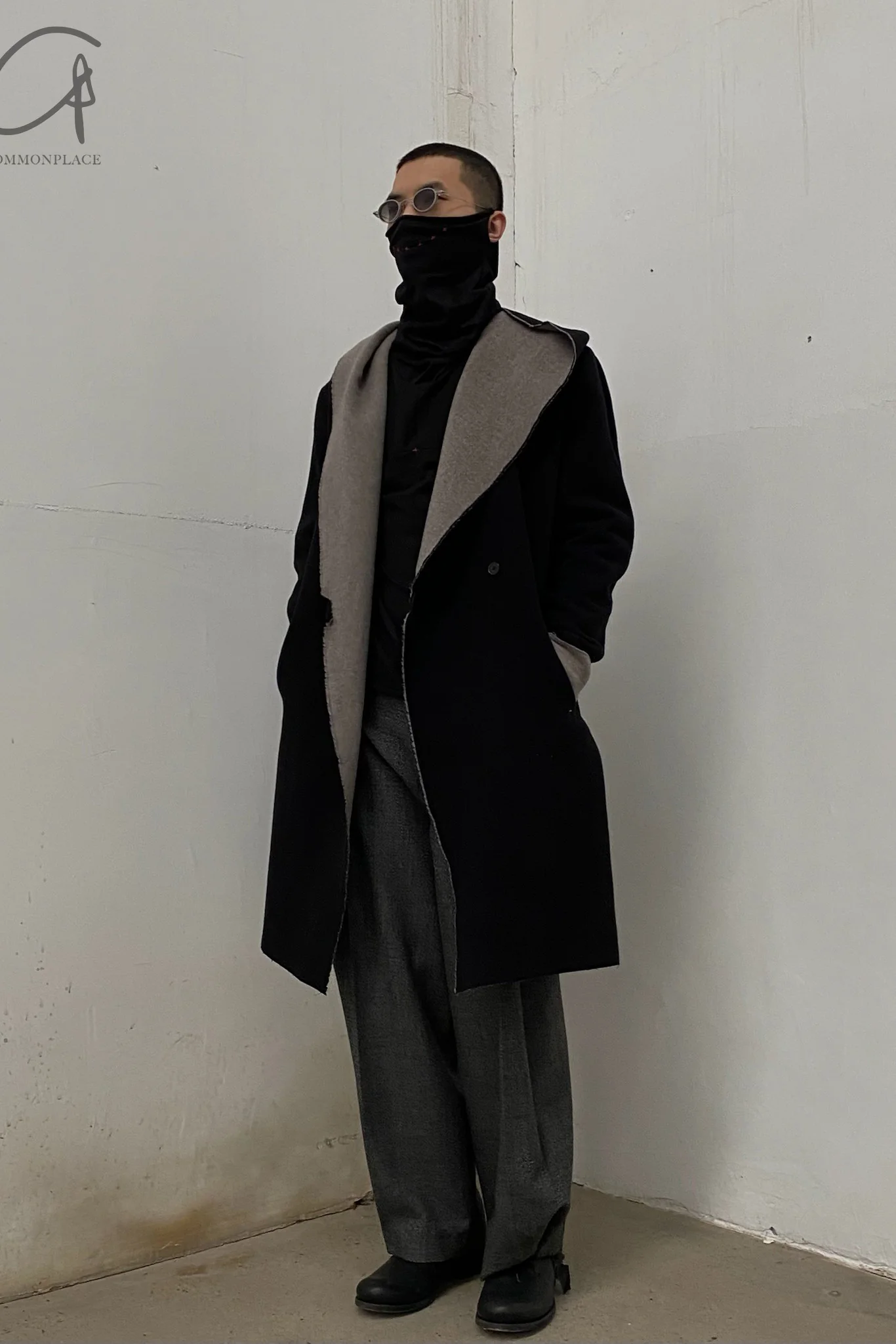 M.A+ integrated mask collar T -shirt T211dno+ JCL10 black - Image 25