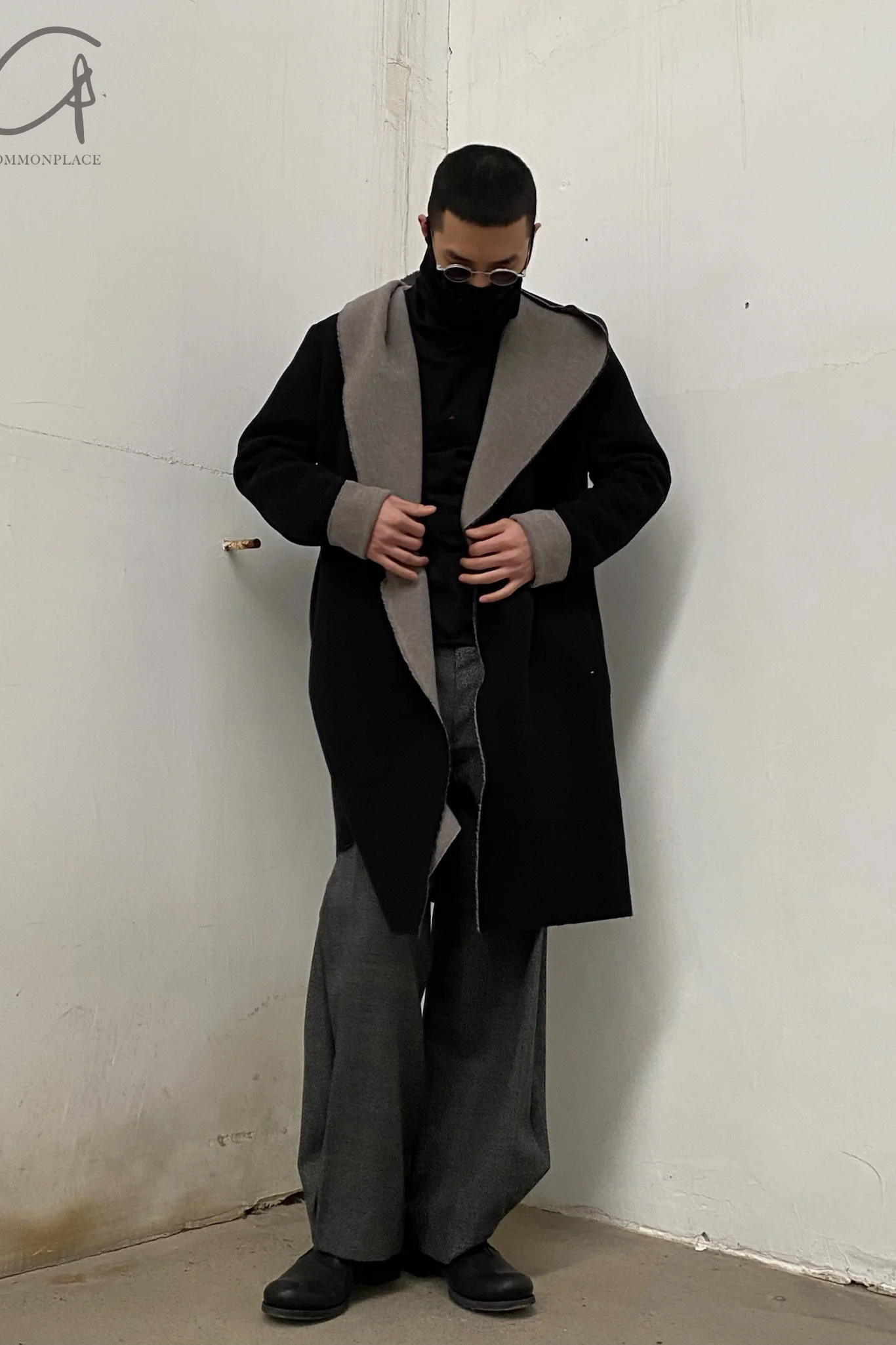 M.A+ integrated mask collar T -shirt T211dno+ JCL10 black - Image 27