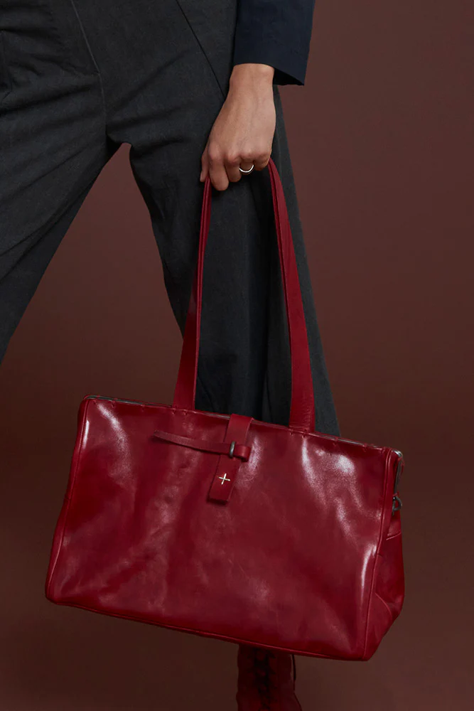 m.a+ Iron rim medium doctor bag MA-BR22.5I CUS1,5-RED WINERY - Image 8