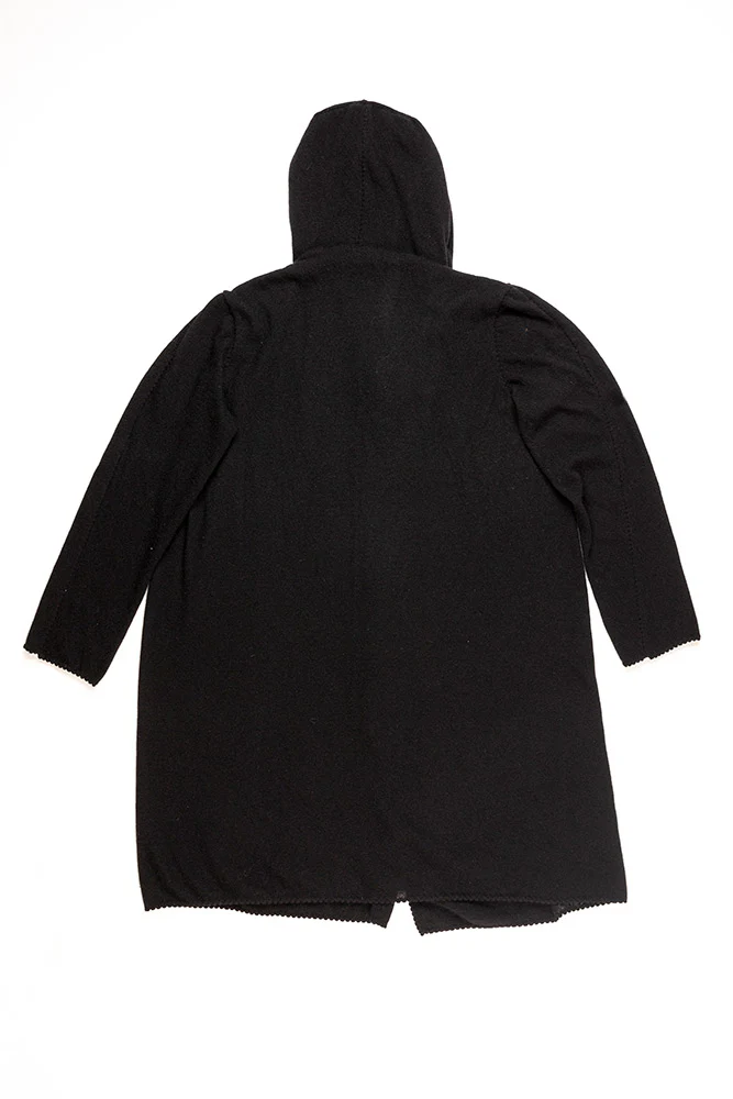 m.a+ knitted hooded sweater MA-NCW328 NK-HEI black - Image 11