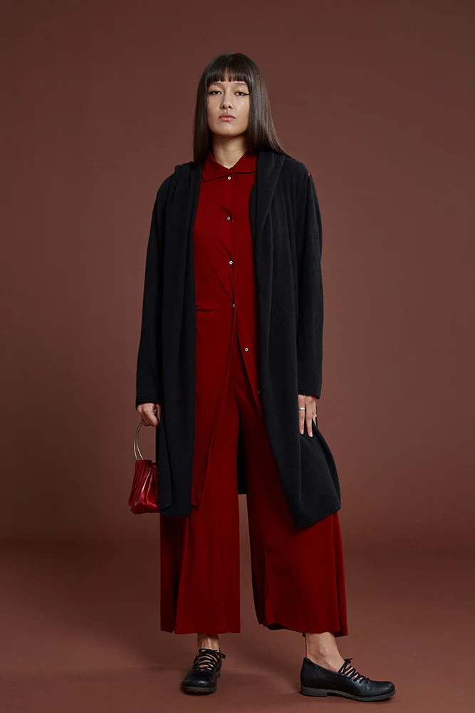 m.a+ knitted hooded sweater MA-NCW328 NK-HEI black - Image 12