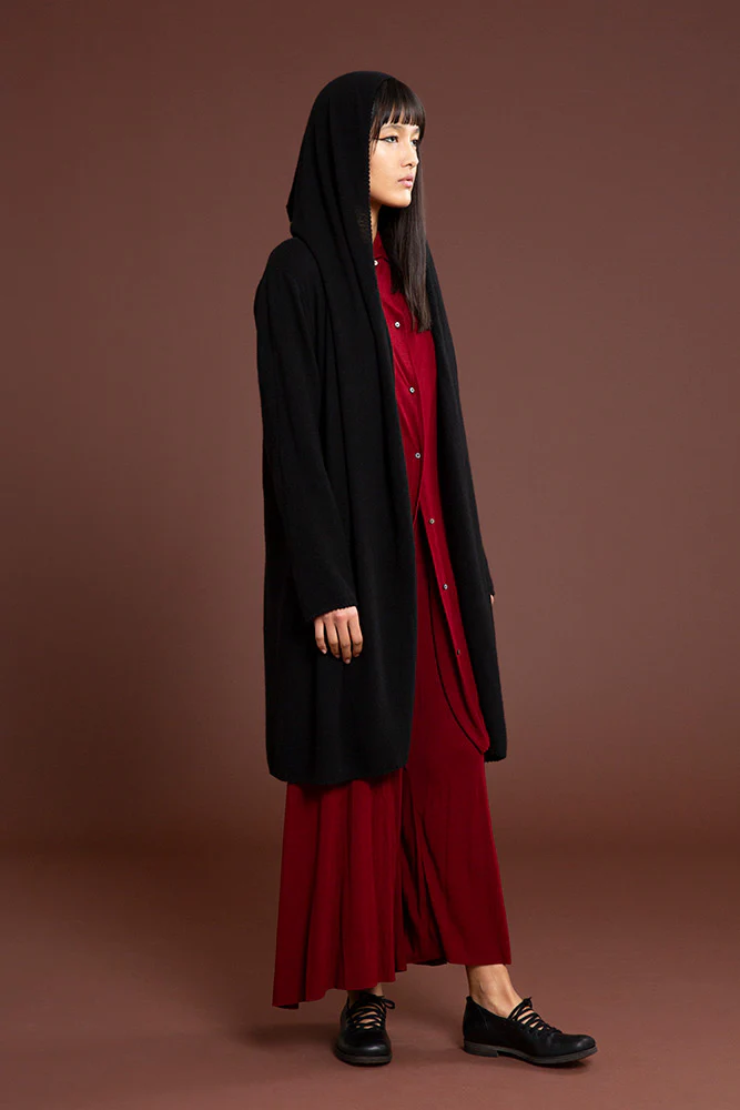 m.a+ knitted hooded sweater MA-NCW328 NK-HEI black - Image 14