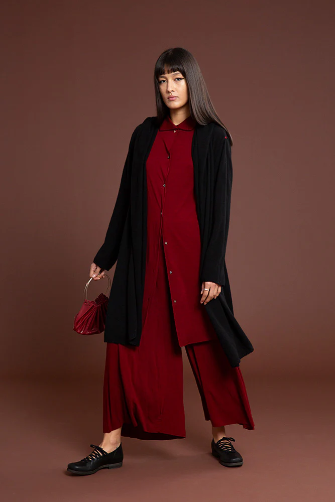 m.a+ knitted hooded sweater MA-NCW328 NK-HEI black - Image 15