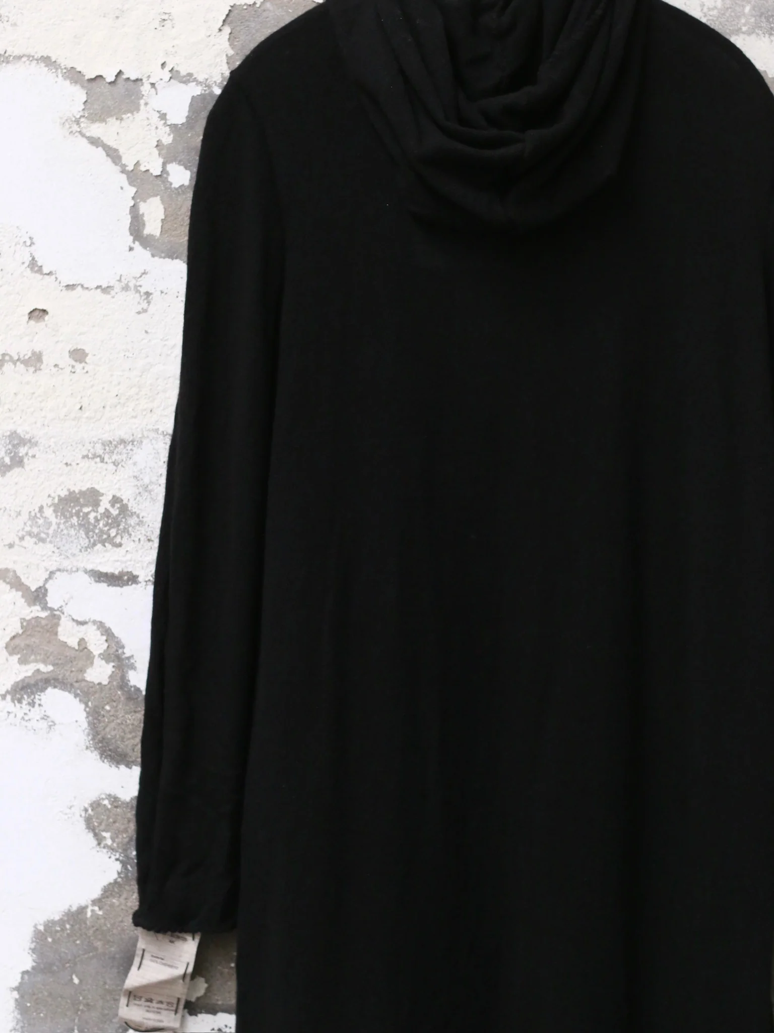 m.a+ knitted hooded sweater MA-NCW328 NK-HEI black - Image 8
