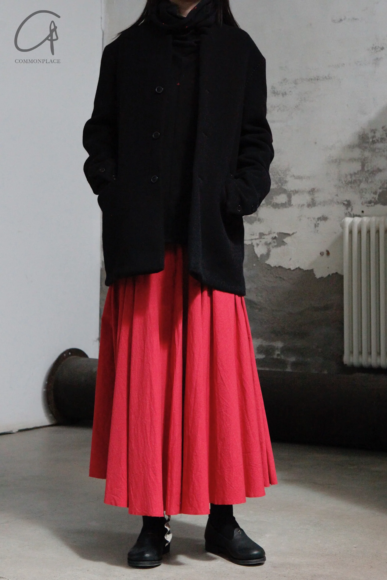 m.a+ long skirt K600Z-CXL2 red - Image 8