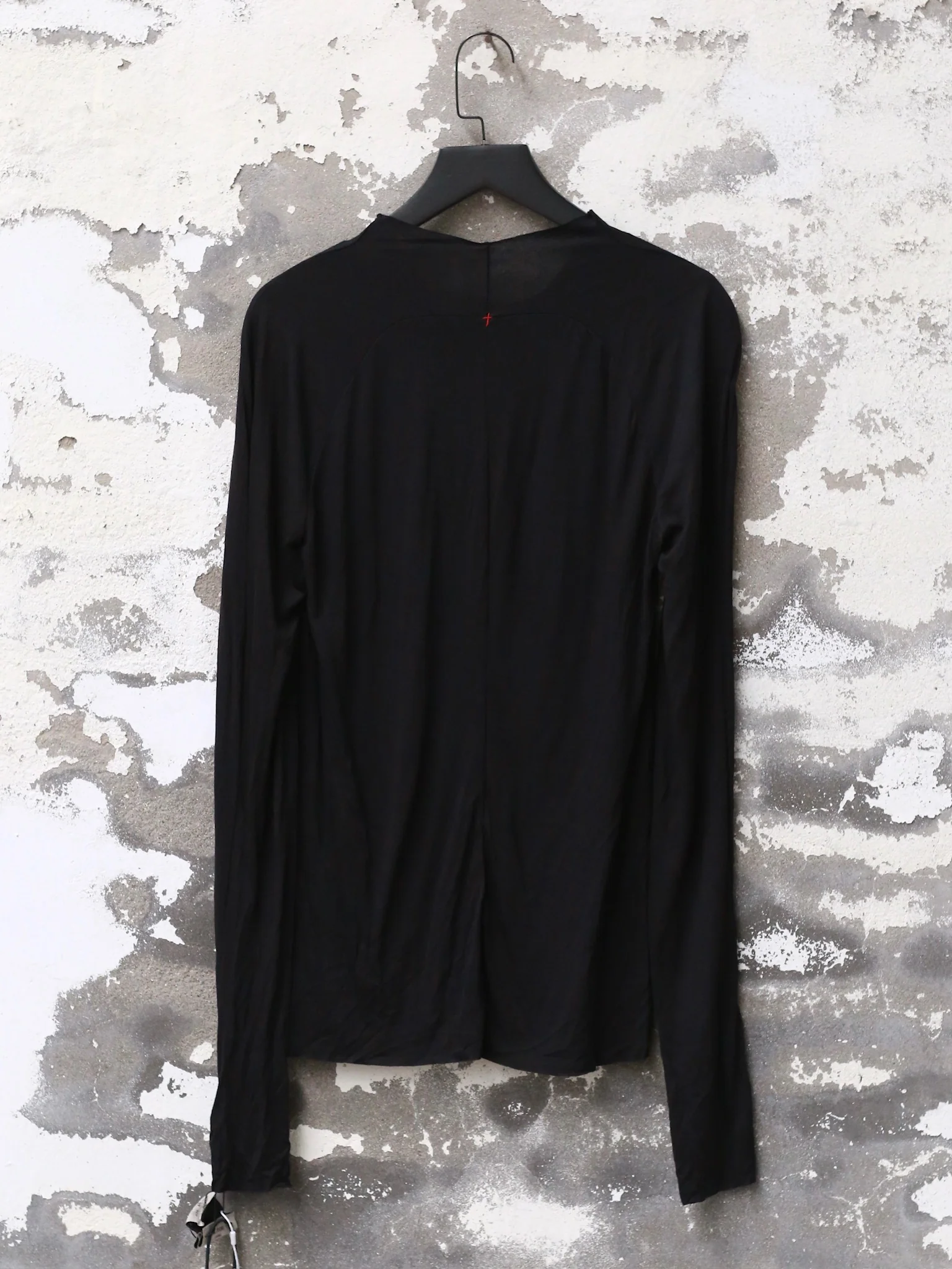 m.a+ Maurizio Amadei crew neck long sleeve T-shirt Italy MA-T130D JVBL-BLACK (T350D-JM11/JCL10) - Image 4