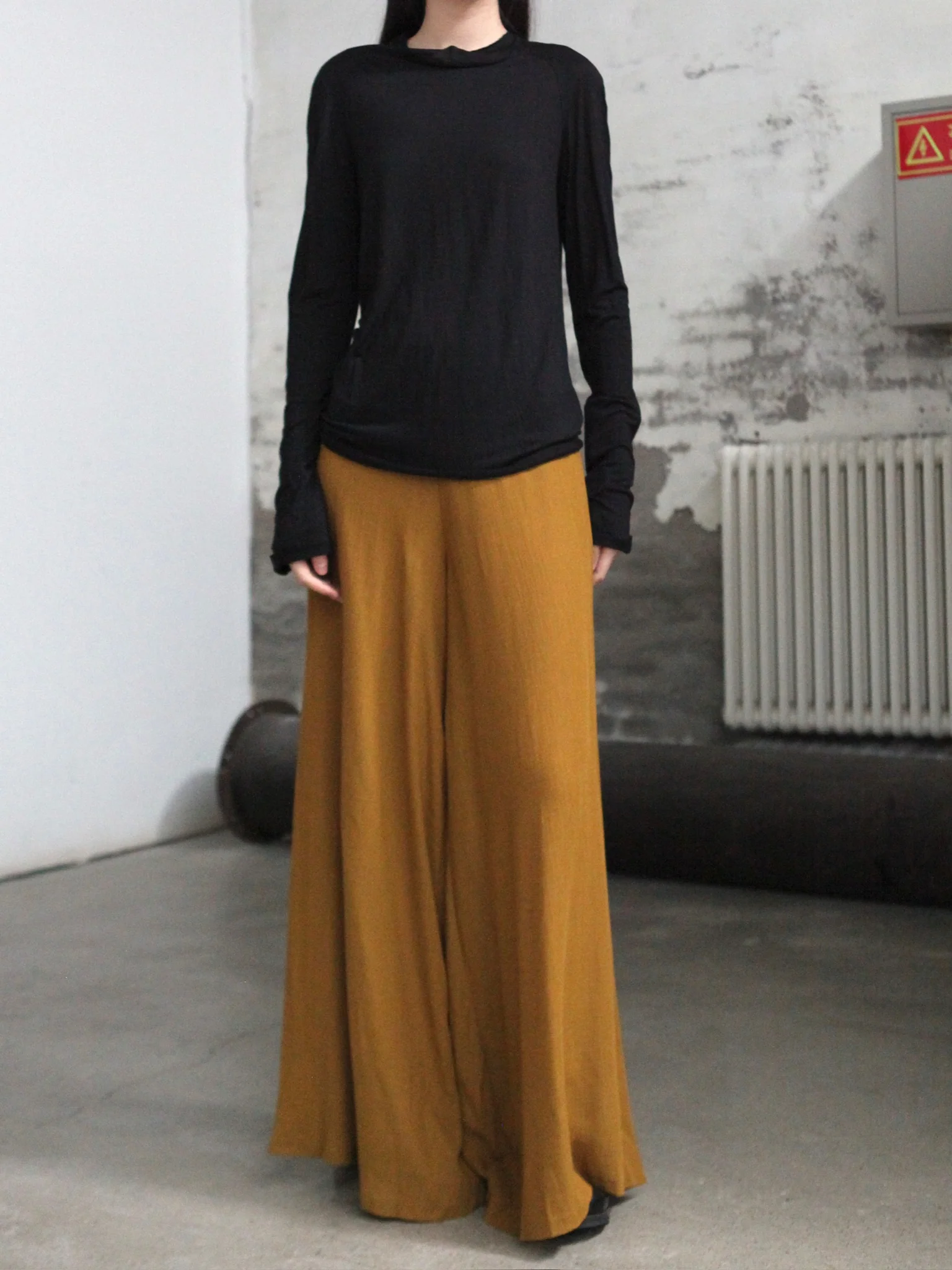 m.a+ Maurizio Amadei crew neck long sleeve T-shirt Italy MA-T130D JVBL-BLACK (T350D-JM11/JCL10) - Image 6