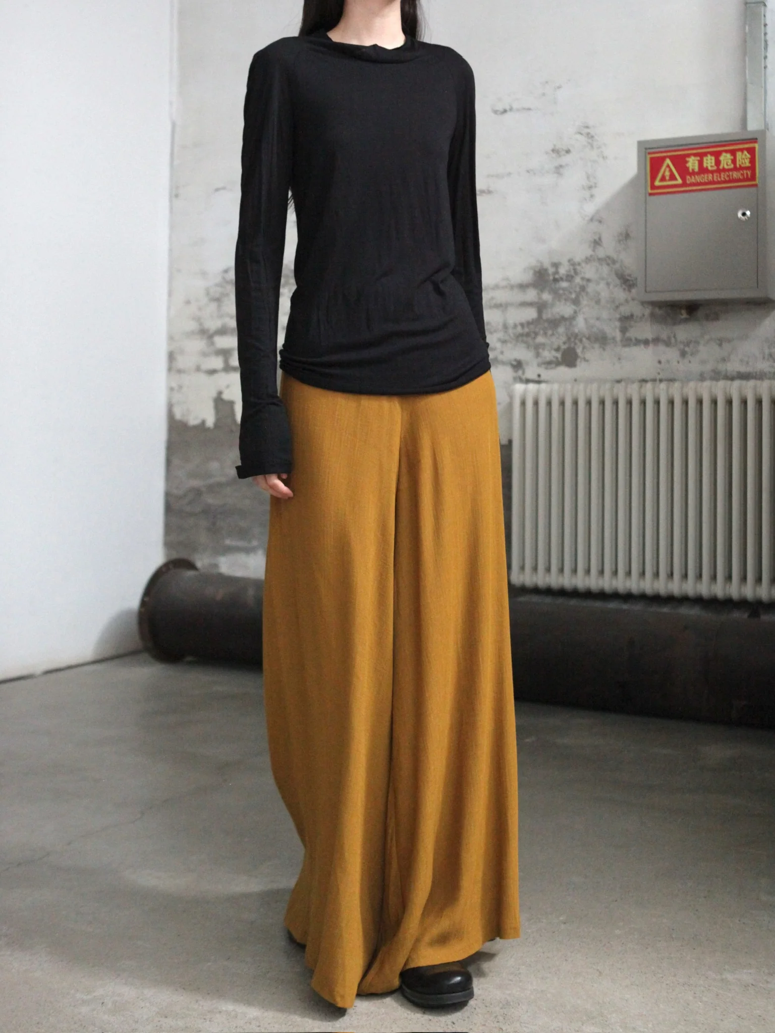 m.a+ Maurizio Amadei crew neck long sleeve T-shirt Italy MA-T130D JVBL-BLACK (T350D-JM11/JCL10) - Image 7