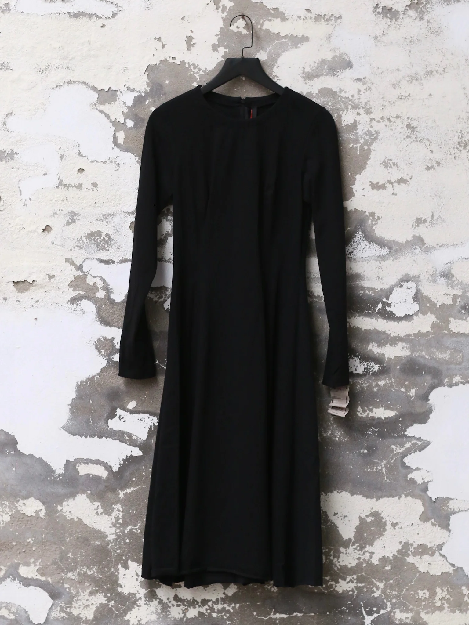 m.a+ Maurizio Amadei eight-piece round neck long dress MA-D107L JM11-HEI black - Image 6