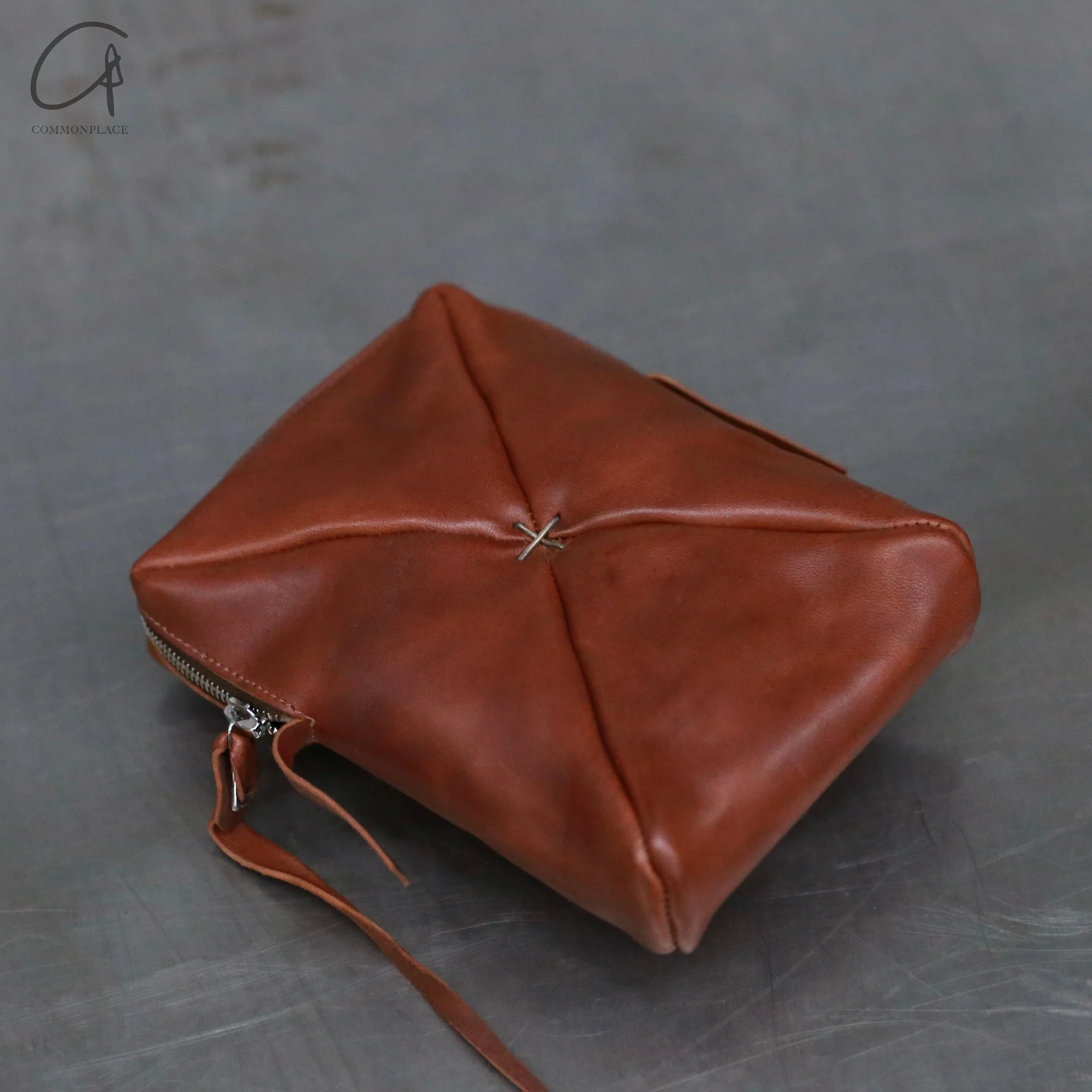 m.a+ Maurizio Amadei Envelope Waist Bag Artisan Italy MA-BE21 CUF1,0-RUST-F RUST - Image 3
