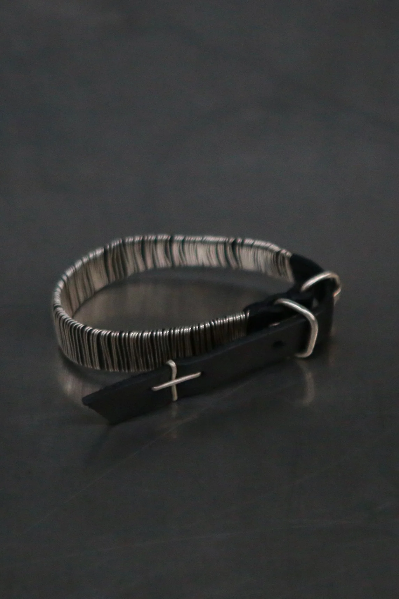 m.a+ Maurizio Amadei Fine Silver Wristband Bracelet Collection, Italian Craftsman MA-A-F7BL1 GR2,0-BLACK (MA-A-F0LA1)